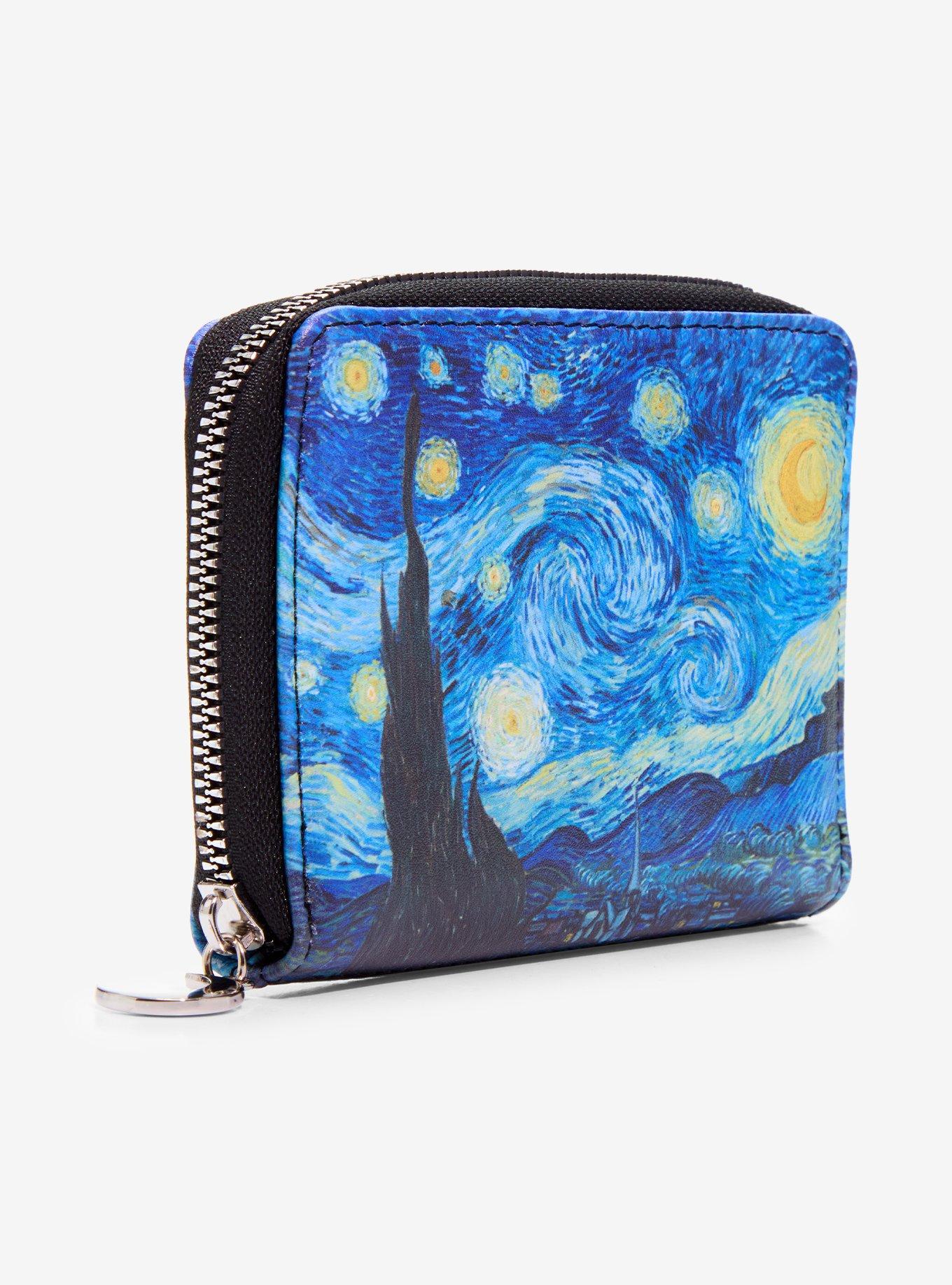 Van Gogh Starry Night Mini Zipper Wallet, , hi-res