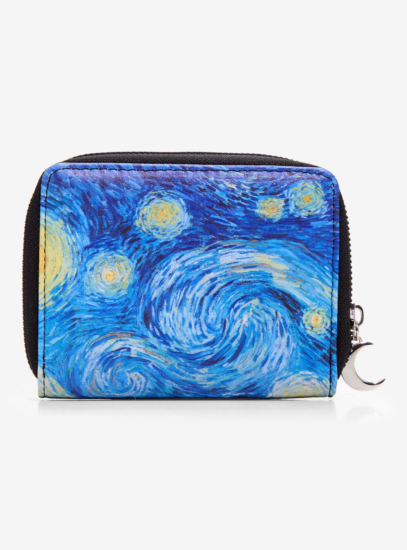 Van Gogh Starry Night Mini Zipper Wallet, , alternate - view 3
