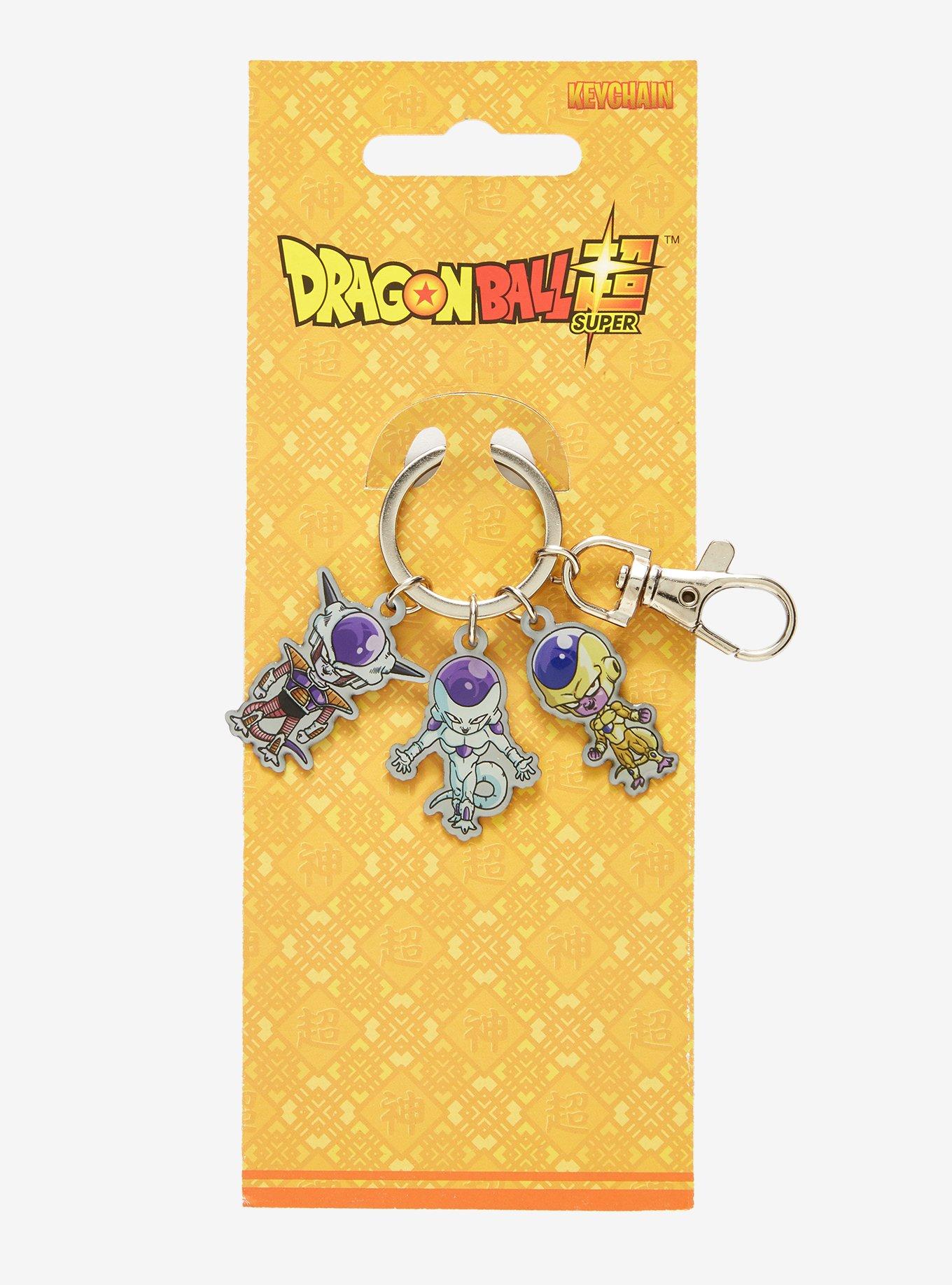 Dragon Ball Super Frieza Forms Metal Charms Keychain, , hi-res