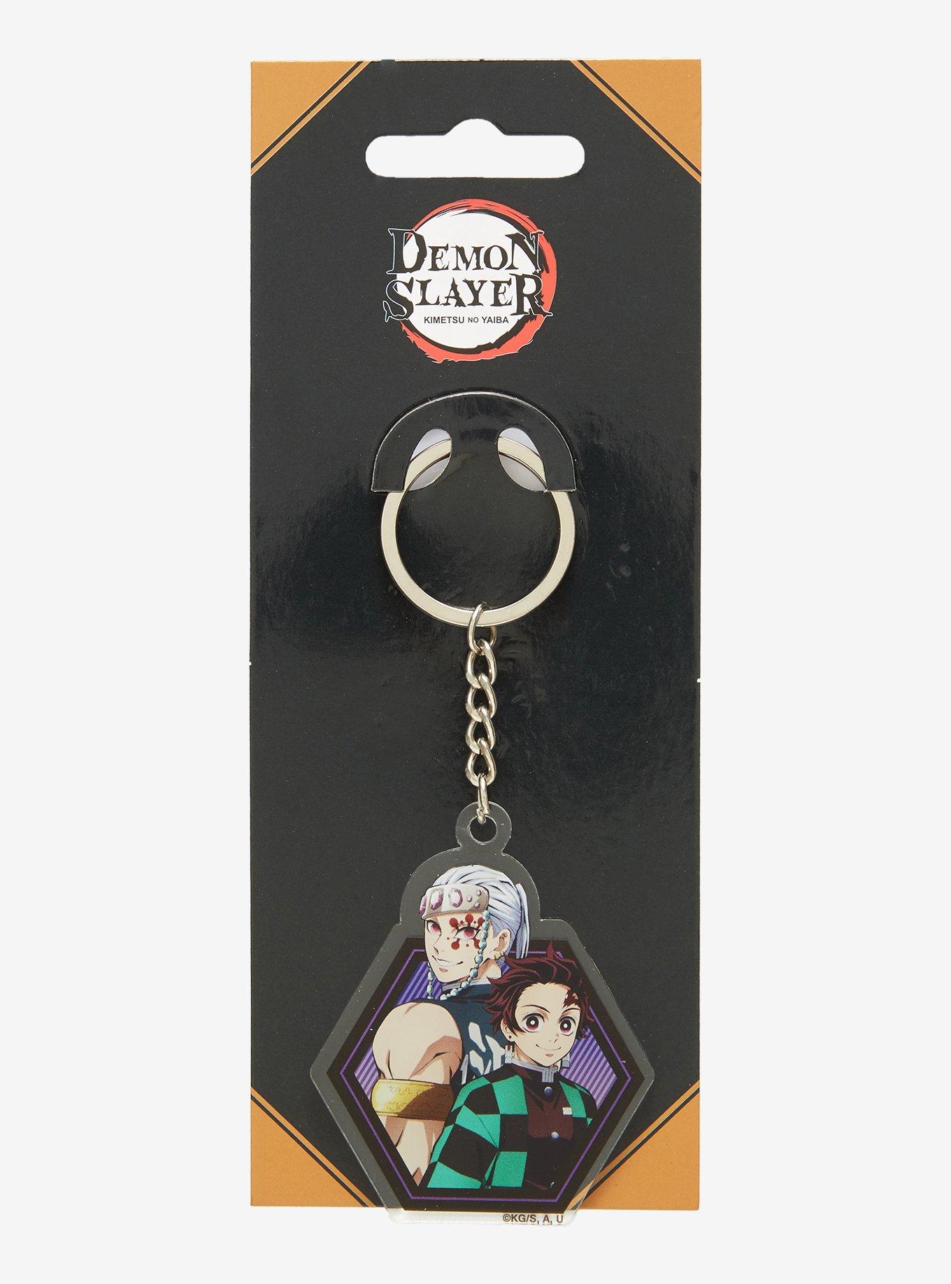 Demon Slayer: Kimetsu No Yaiba Tengen & Tanjiro Portrait Keychain, , hi-res