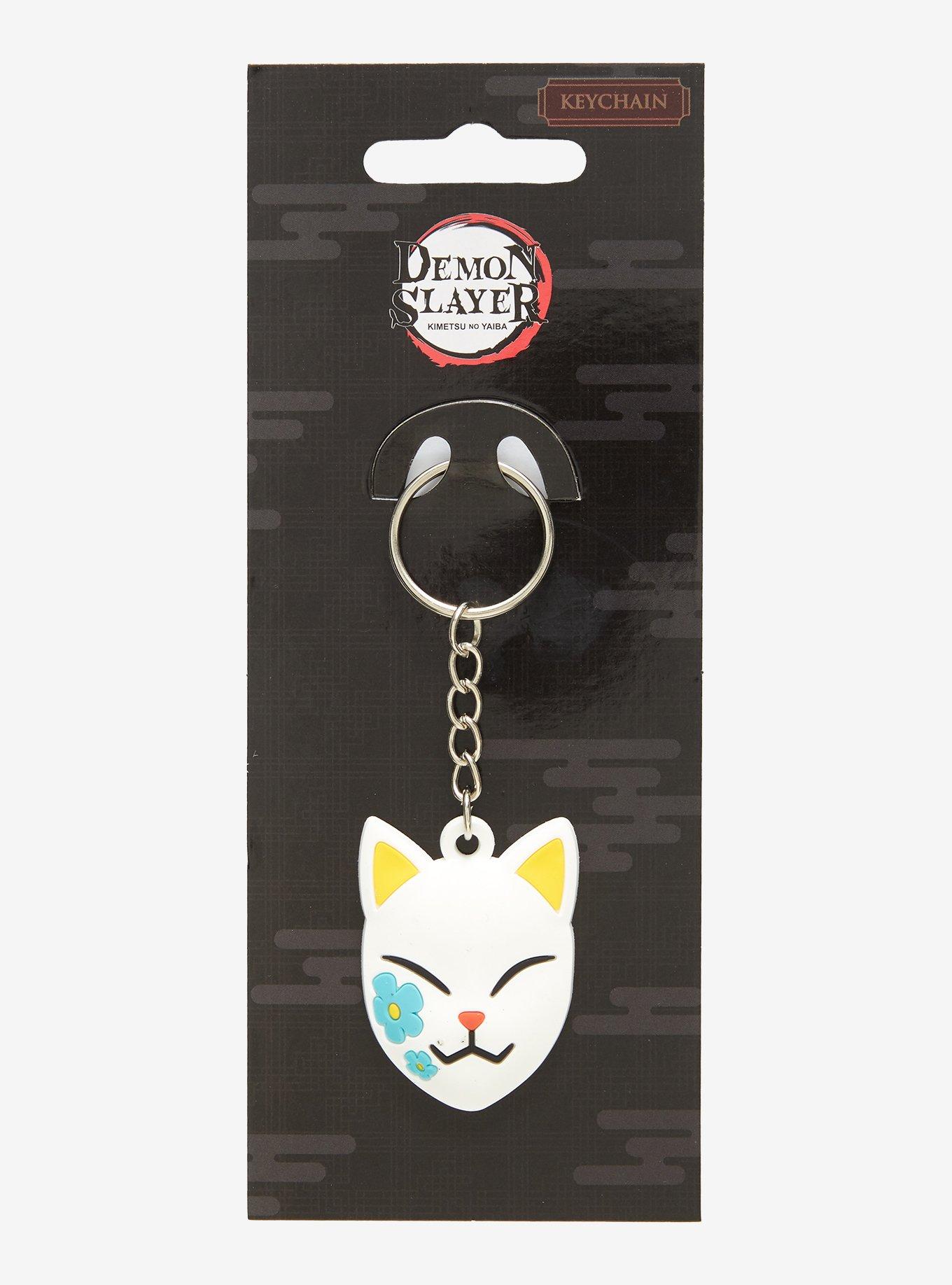 Demon Slayer: Kimetsu No Yaiba Makoto Mask Rubber Keychain, , hi-res