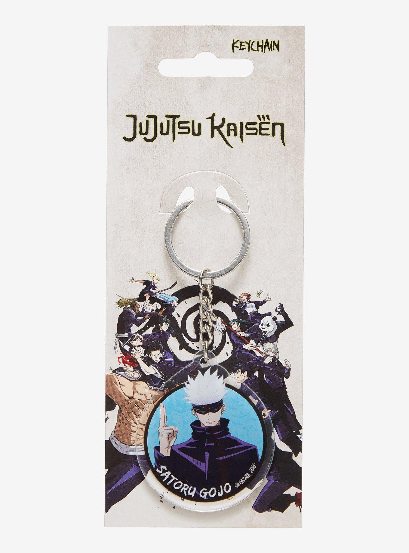 Jujutsu Kaisen Gojo Circle Portrait Keychain, , hi-res