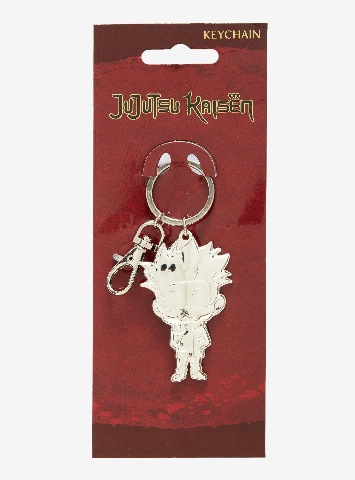 Jujutsu Kaisen Gojo Chibi Metal Keychain, , hi-res