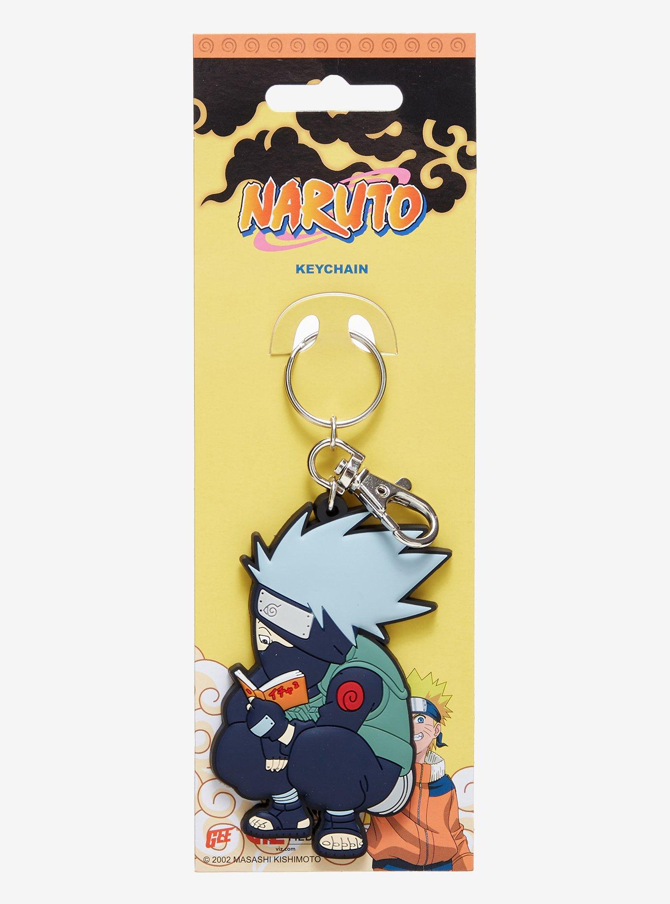 Naruto Kakashi Reading Keychain, , hi-res