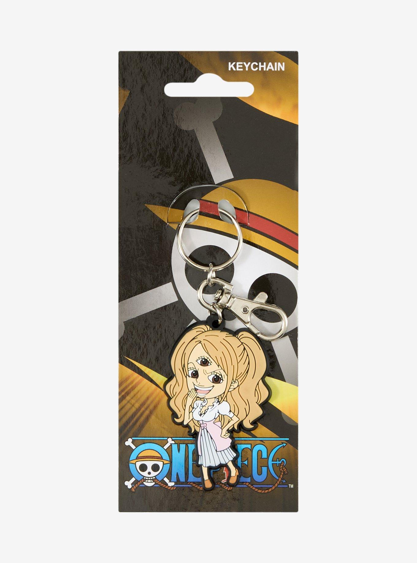 One Piece Pudding Rubber Keychain, , hi-res