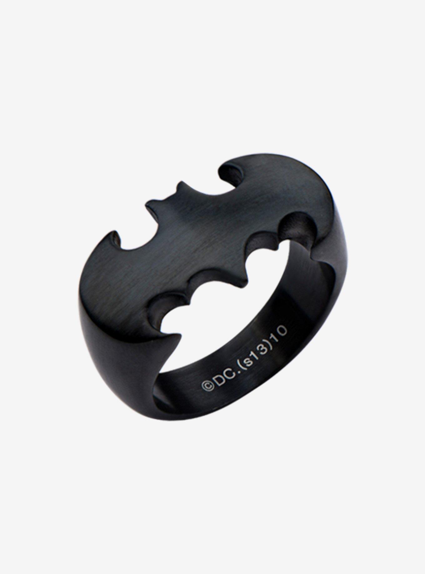 DC Comics Batman Bat Symbol Ring, , hi-res
