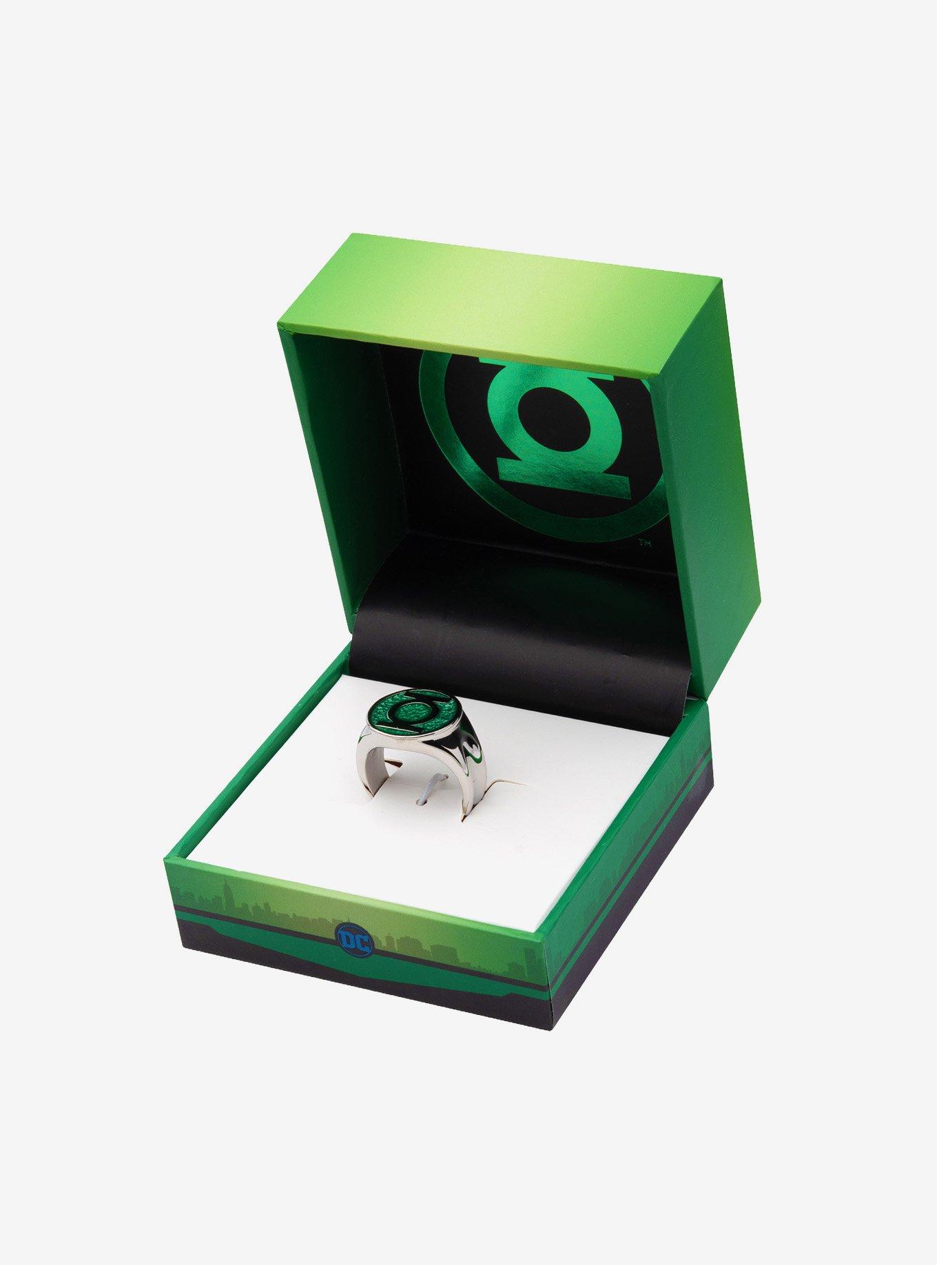 DC Comics Green Lantern Replica Ring Size 9, , alternate