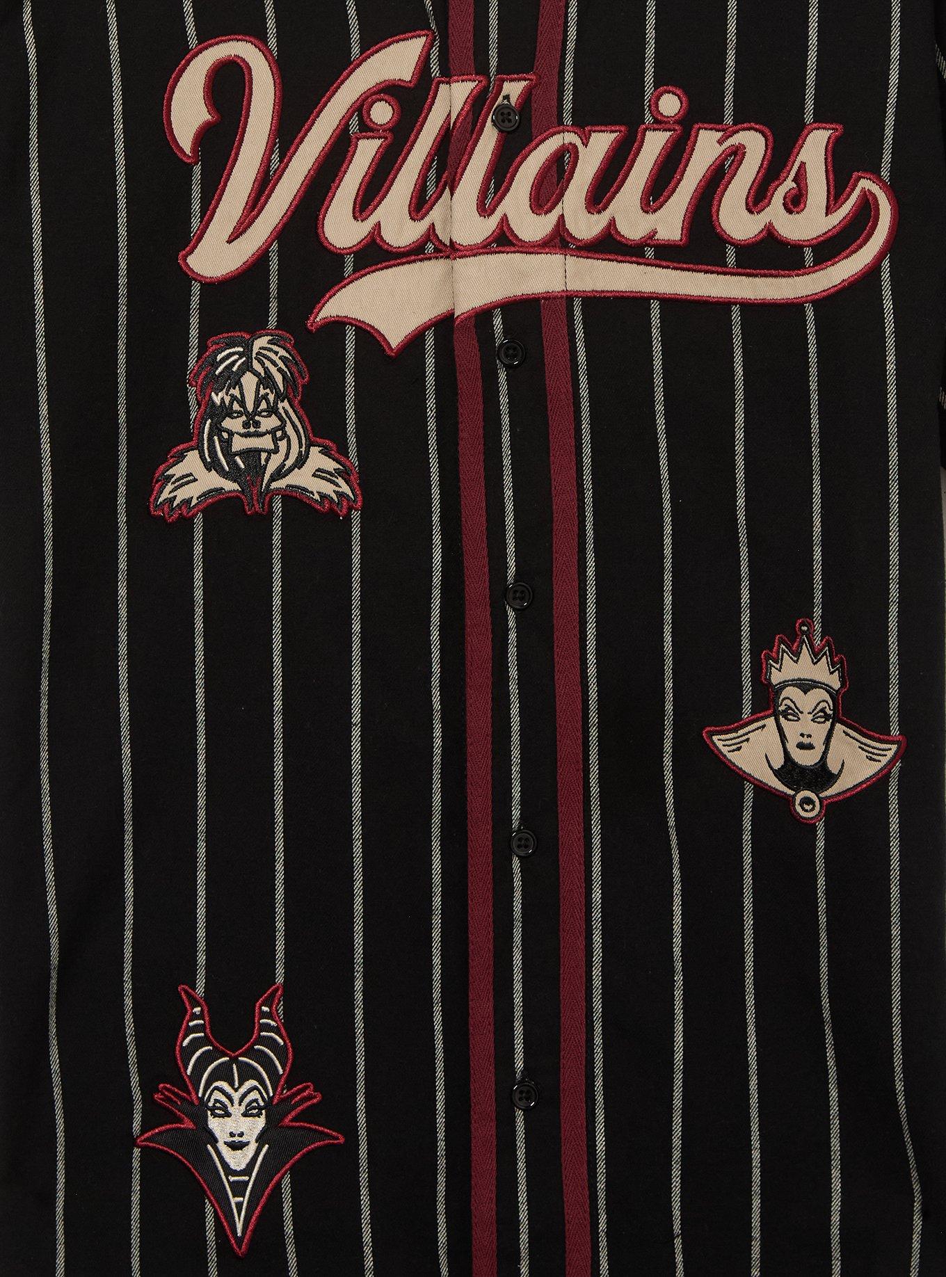 Disney Villains Striped Baseball Jersey - BoxLunch Exclusive, BEIGE, alternate - view 3