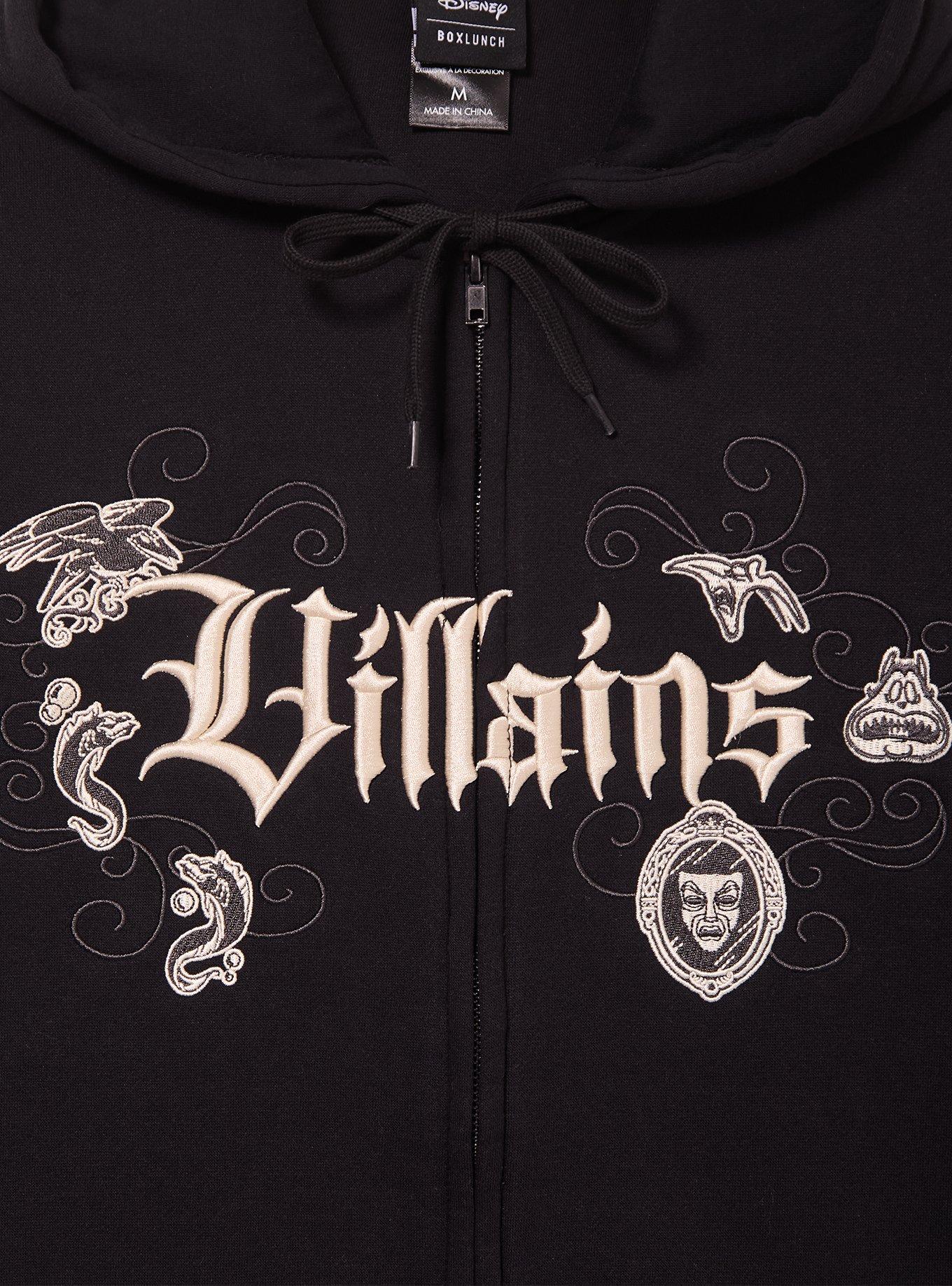 Disney Villains Tonal Zippered Hoodie - BoxLunch Exclusive