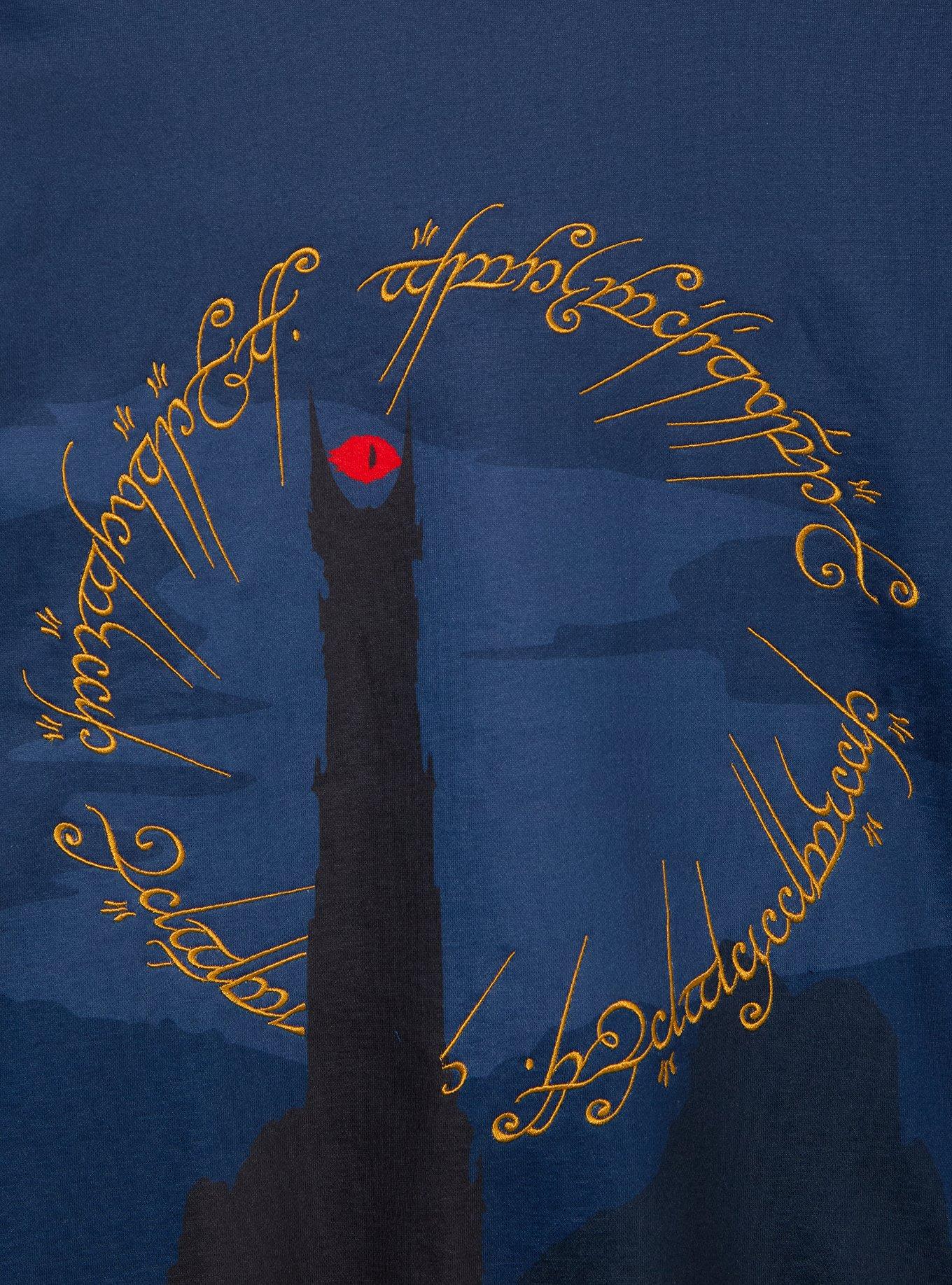 The Lord of the Rings Barad-d&ucirc;r Crewneck - BoxLunch Exclusive, BLUE, alternate - view 3