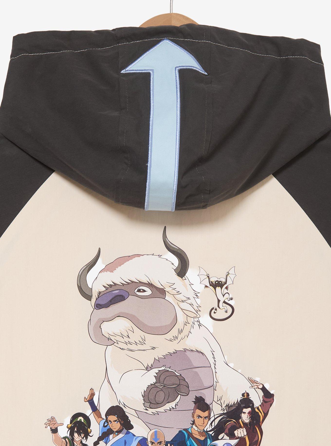 Avatar Aang: The Last Airbender Team Avatar Aang and Friends Windbreaker - BoxLunch Exclusive, MULTI, alternate - view 4