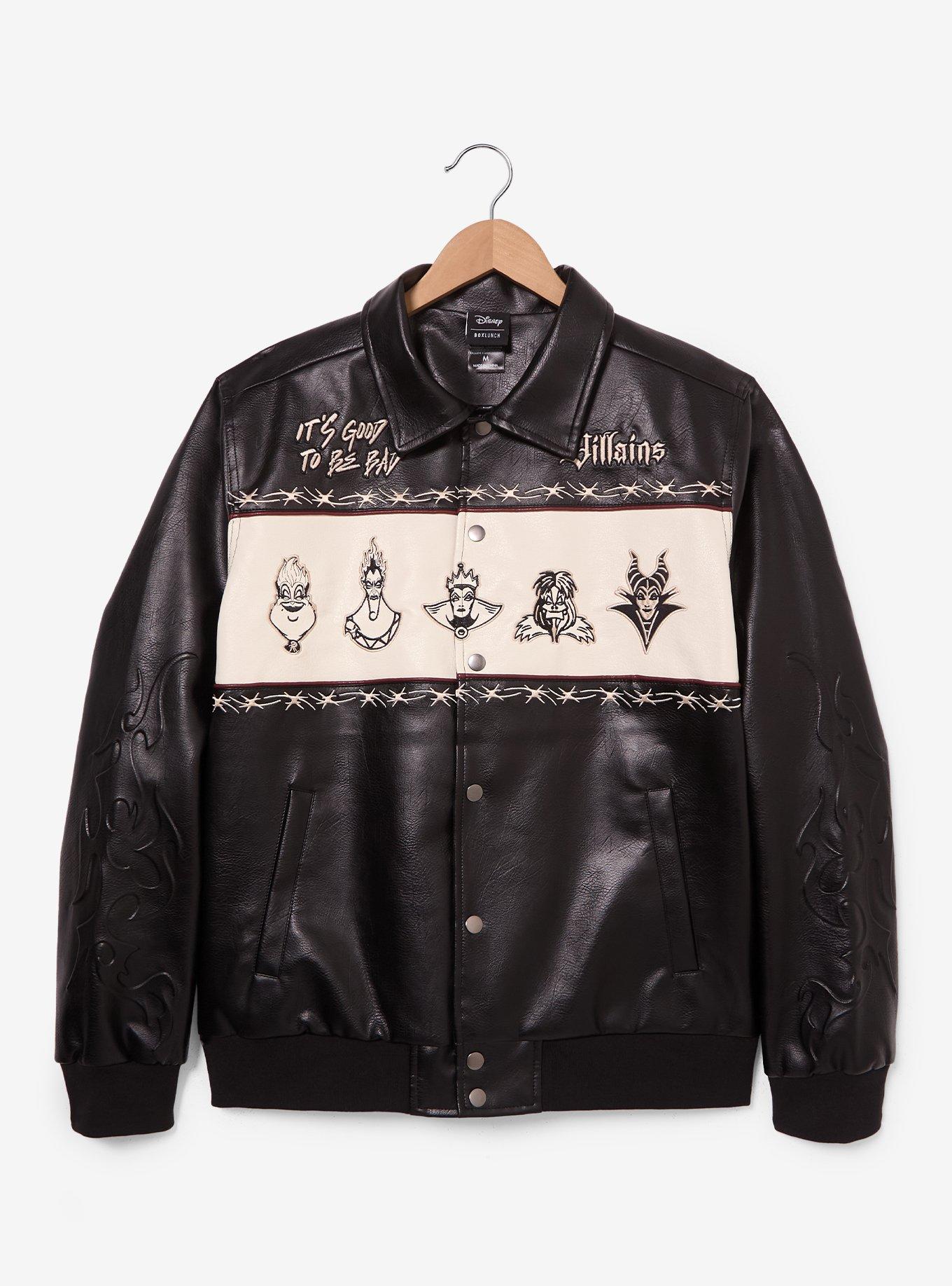Disney Villains It&rsquo;s Good to Be Bad Faux Leather Jacket - BoxLunch Exclusive, BLACK, alternate - view 5