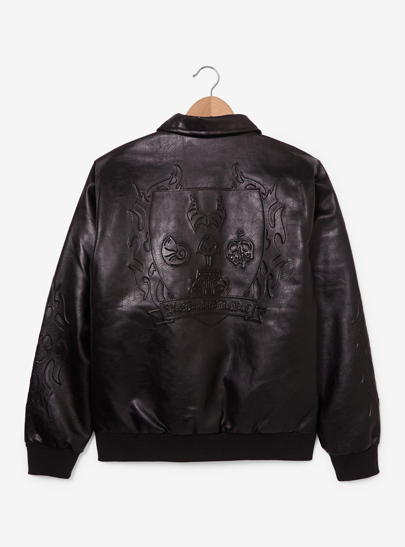 Disney Villains It&rsquo;s Good to Be Bad Faux Leather Jacket - BoxLunch Exclusive, BLACK, alternate - view 6