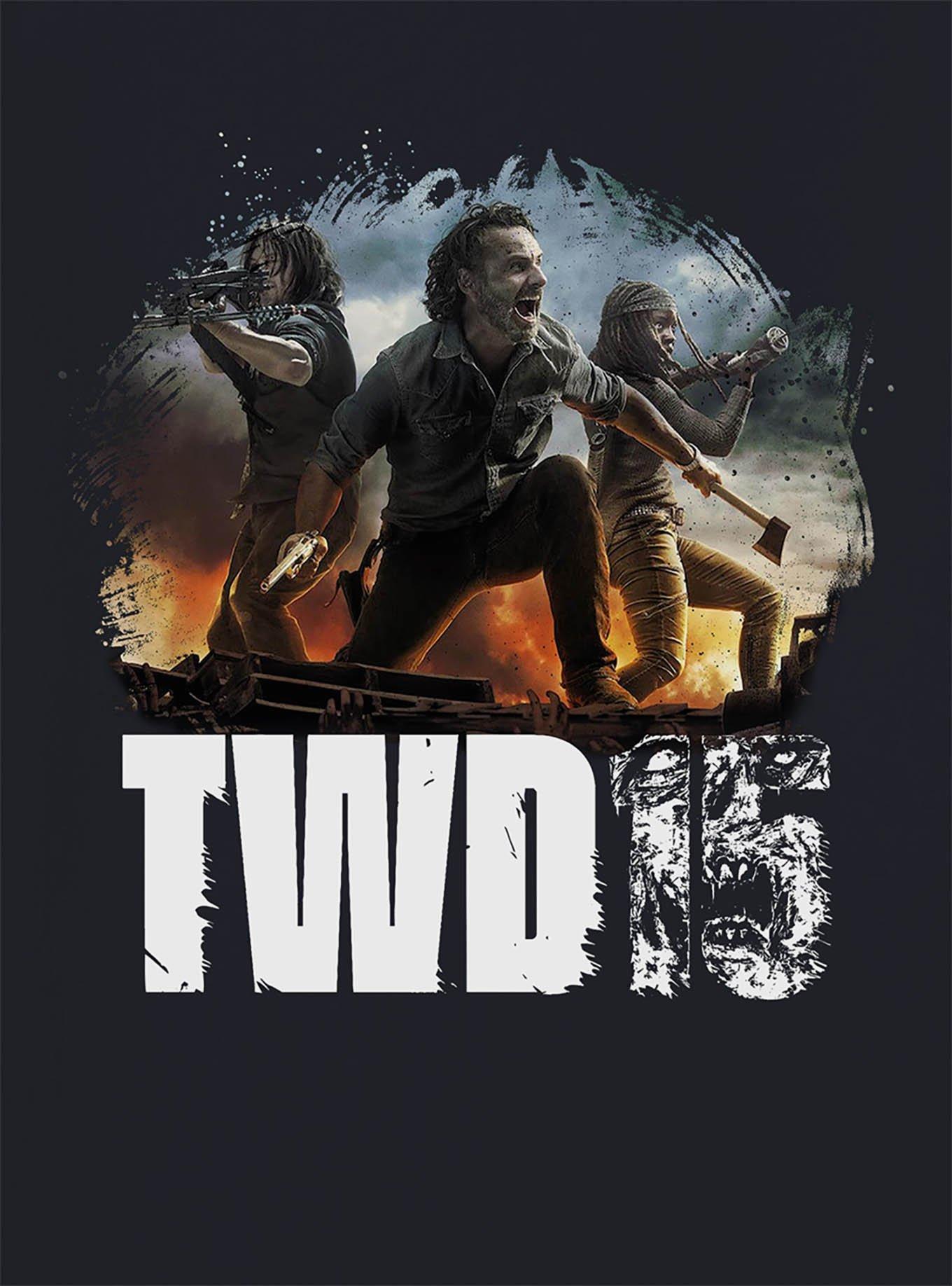 The Walking Dead Group Action Pose T-Shirt, , hi-res