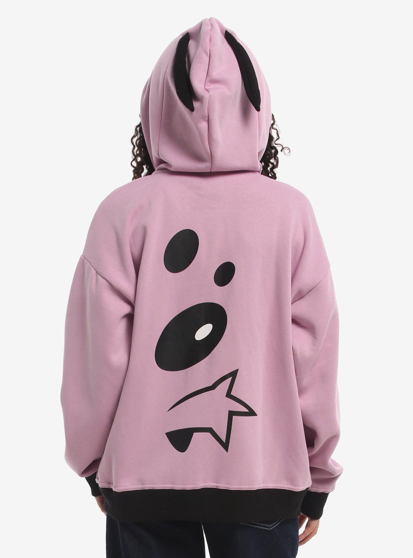 Courage The Cowardly Dog Figural Girls Hoodie, , hi-res