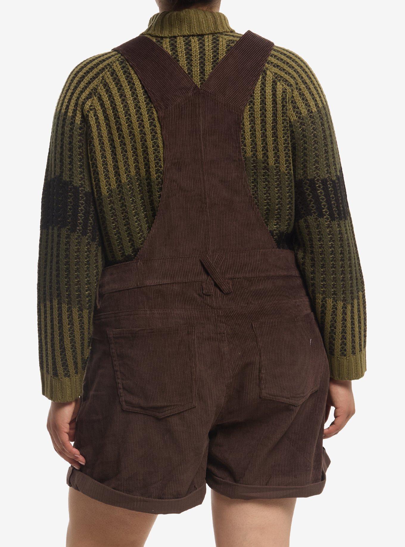 Over The Garden Wall Pottsfield Corduroy Shortalls Plus Size, MULTI, alternate - view 3