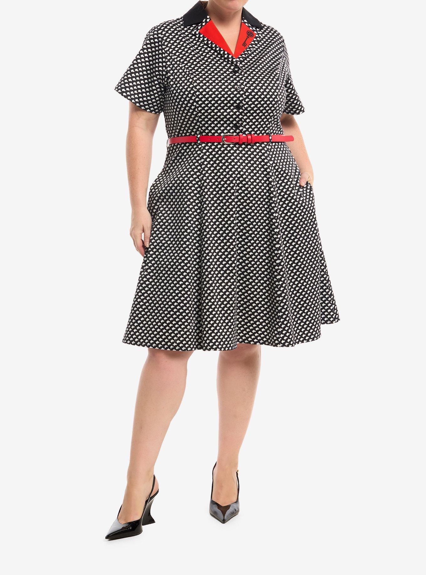 Coraline Other Mother Retro Dress Plus Size, , hi-res