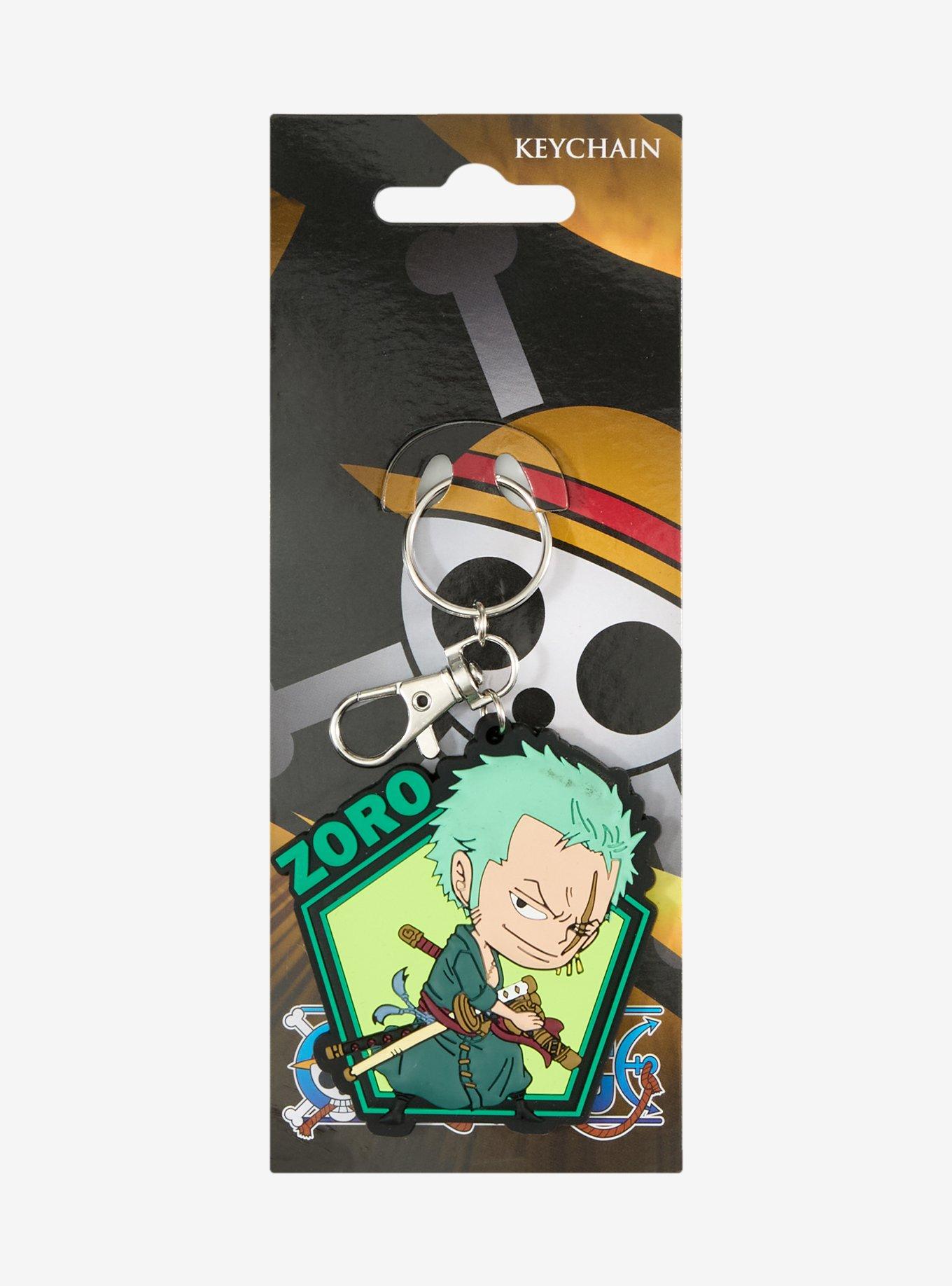 One Piece Zoro Chibi Pentagon Keychain, , hi-res