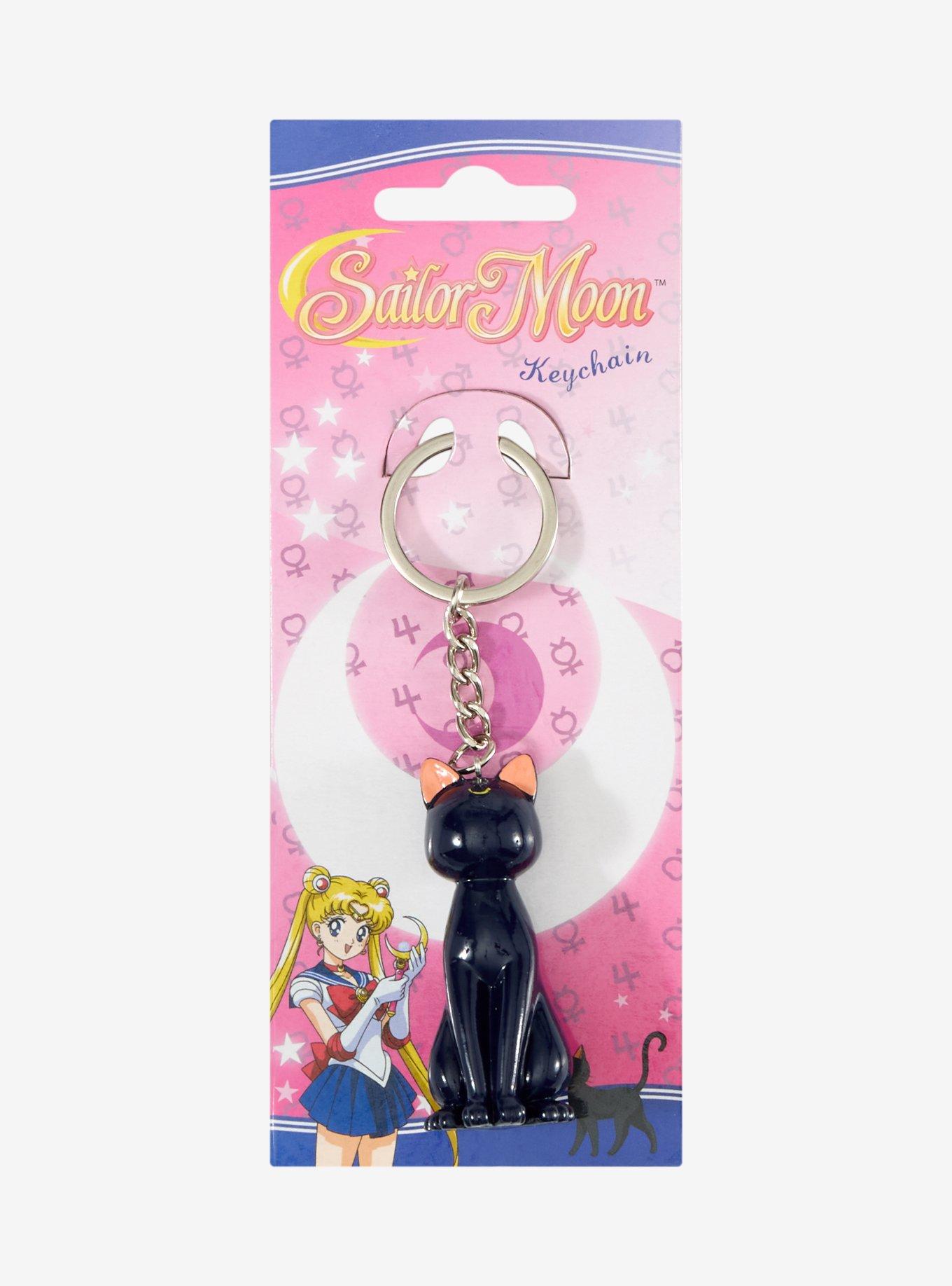 Pretty Guardian Sailor Moon Luna Figural Key Chain, , hi-res