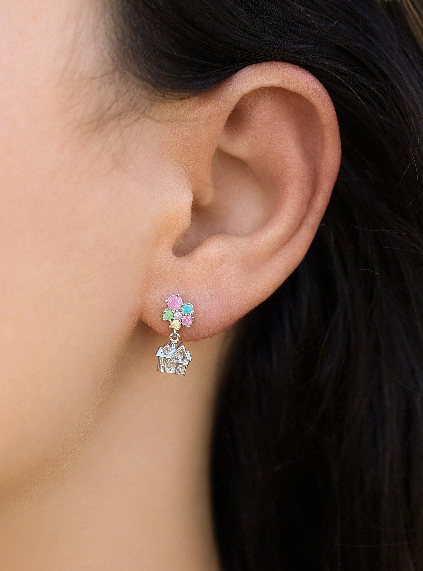 Girls Crew Disney Pixar Up Balloon House Dangle Charm Earrings - BoxLunch Exclusive, , alternate