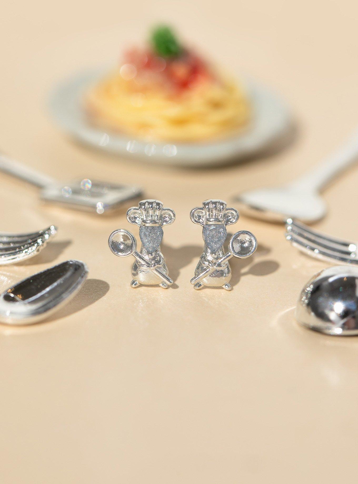 Girls Crew Disney Pixar Ratatouille Remy Stud Earrings - BoxLunch Exclusive, , alternate