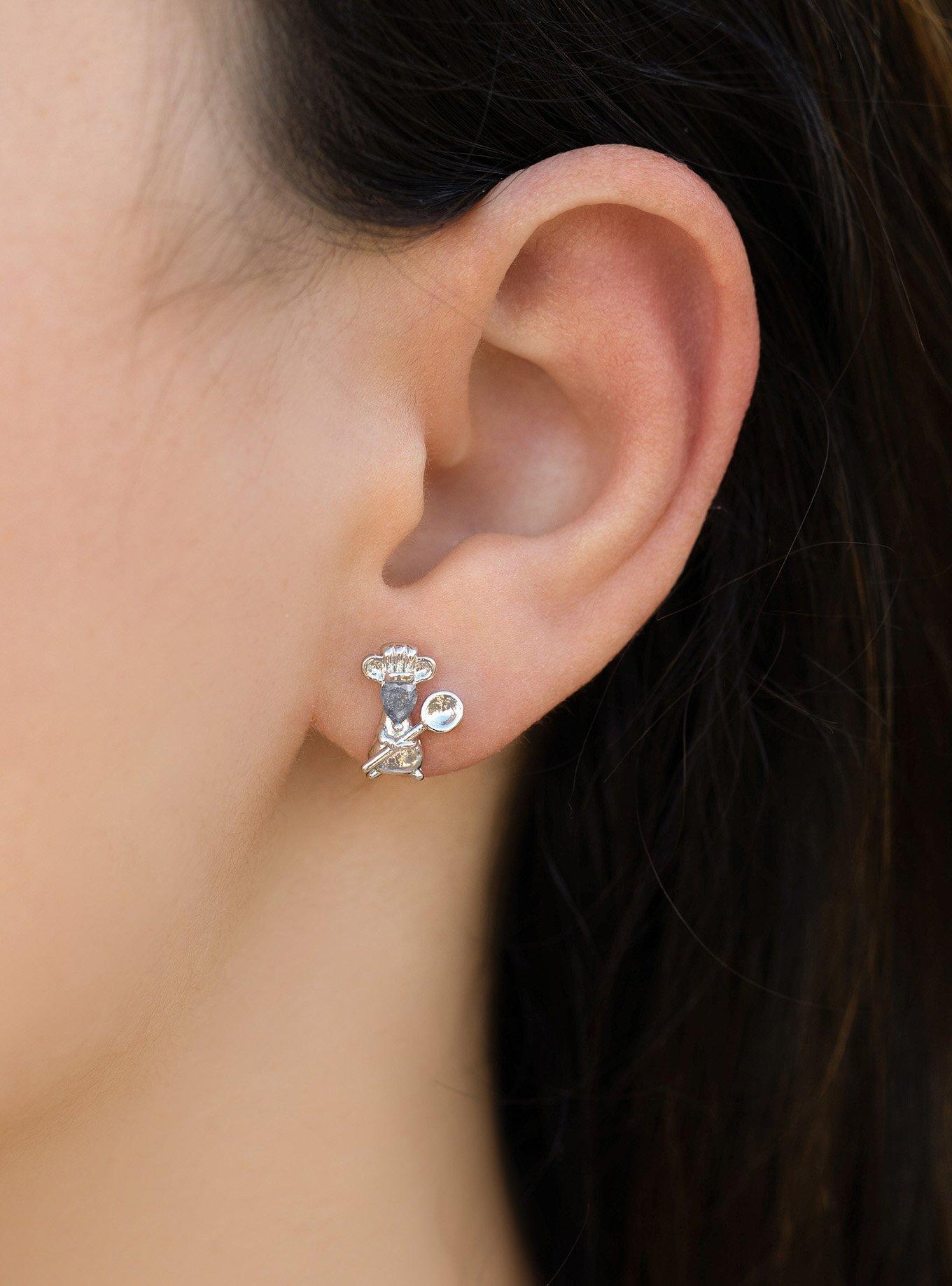 Girls Crew Disney Pixar Ratatouille Remy Stud Earrings - BoxLunch Exclusive, , alternate