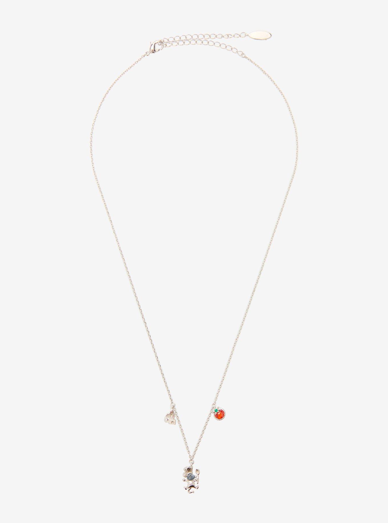Girls Crew Disney Pixar Ratatouille Remy & Veggies Charm Necklace - BoxLunch Exclusive, , hi-res