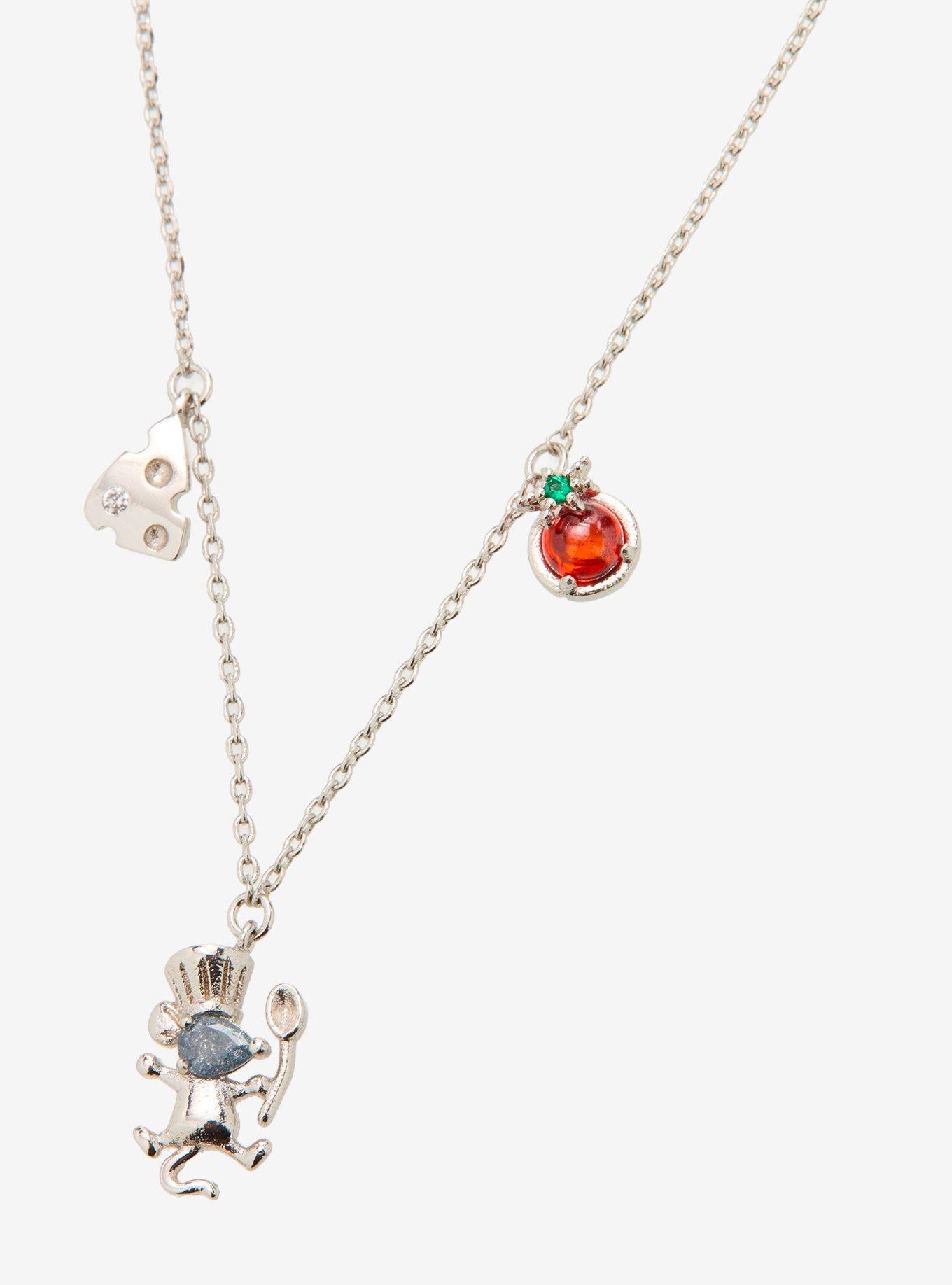 Girls Crew Disney Pixar Ratatouille Remy & Veggies Charm Necklace - BoxLunch Exclusive, , alternate
