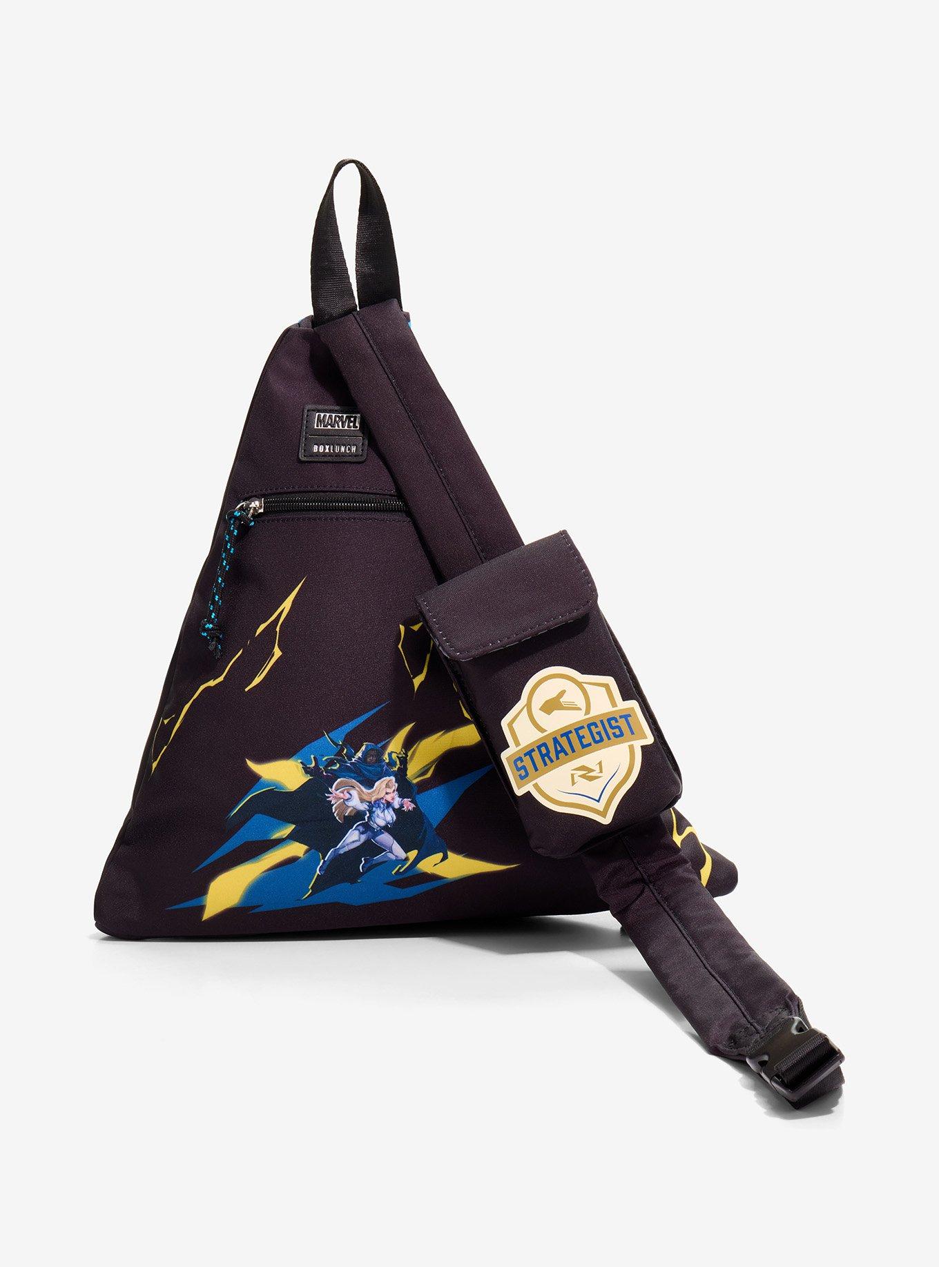 Marvel Rivals Jeff the Land Shark & Luna Snow Triangle Crossbody Sling Bag - BoxLunch Exclusive, , alternate - view 3