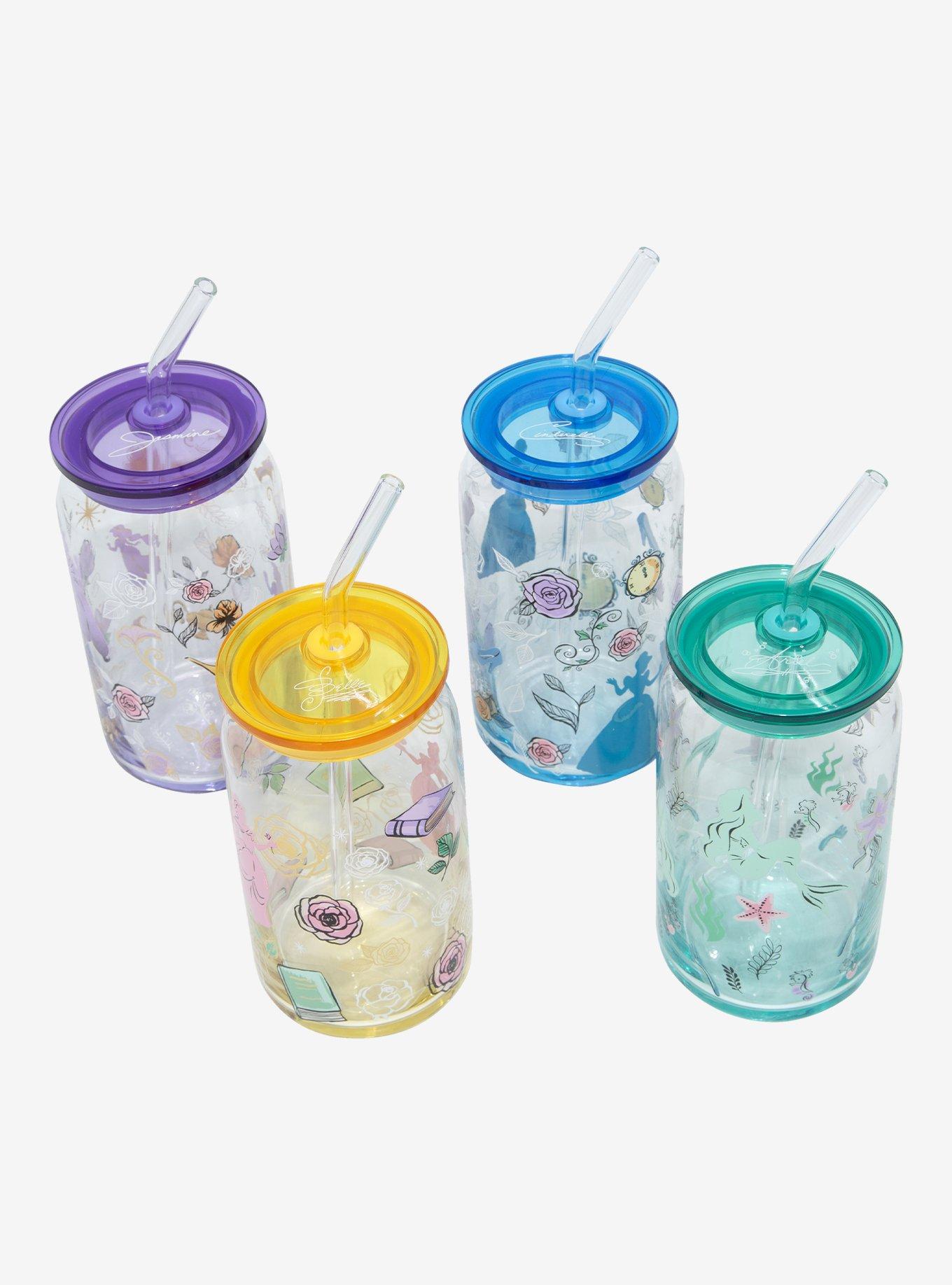 Disney Princess Illustrated Glass Cup Set, , alternate