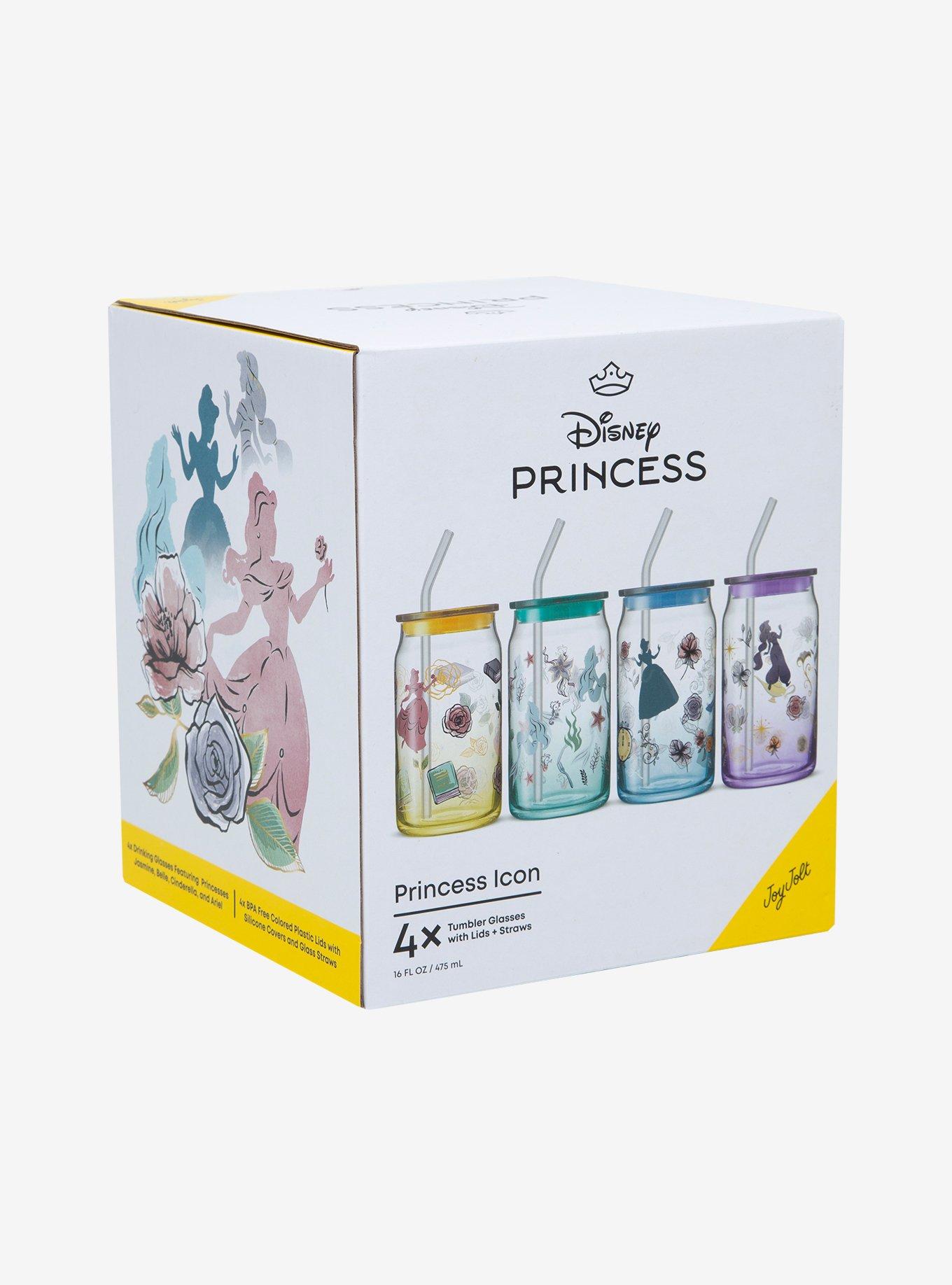 Disney Princess Illustrated Glass Cup Set, , alternate