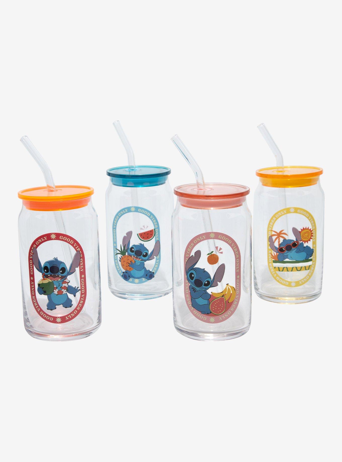 Disney Lilo & Stitch Island Vibes Glass Cup Set, , hi-res