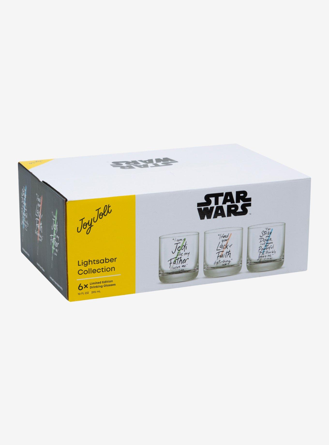 Star Wars Lightsaber Quotes Glass Cup Set, , alternate