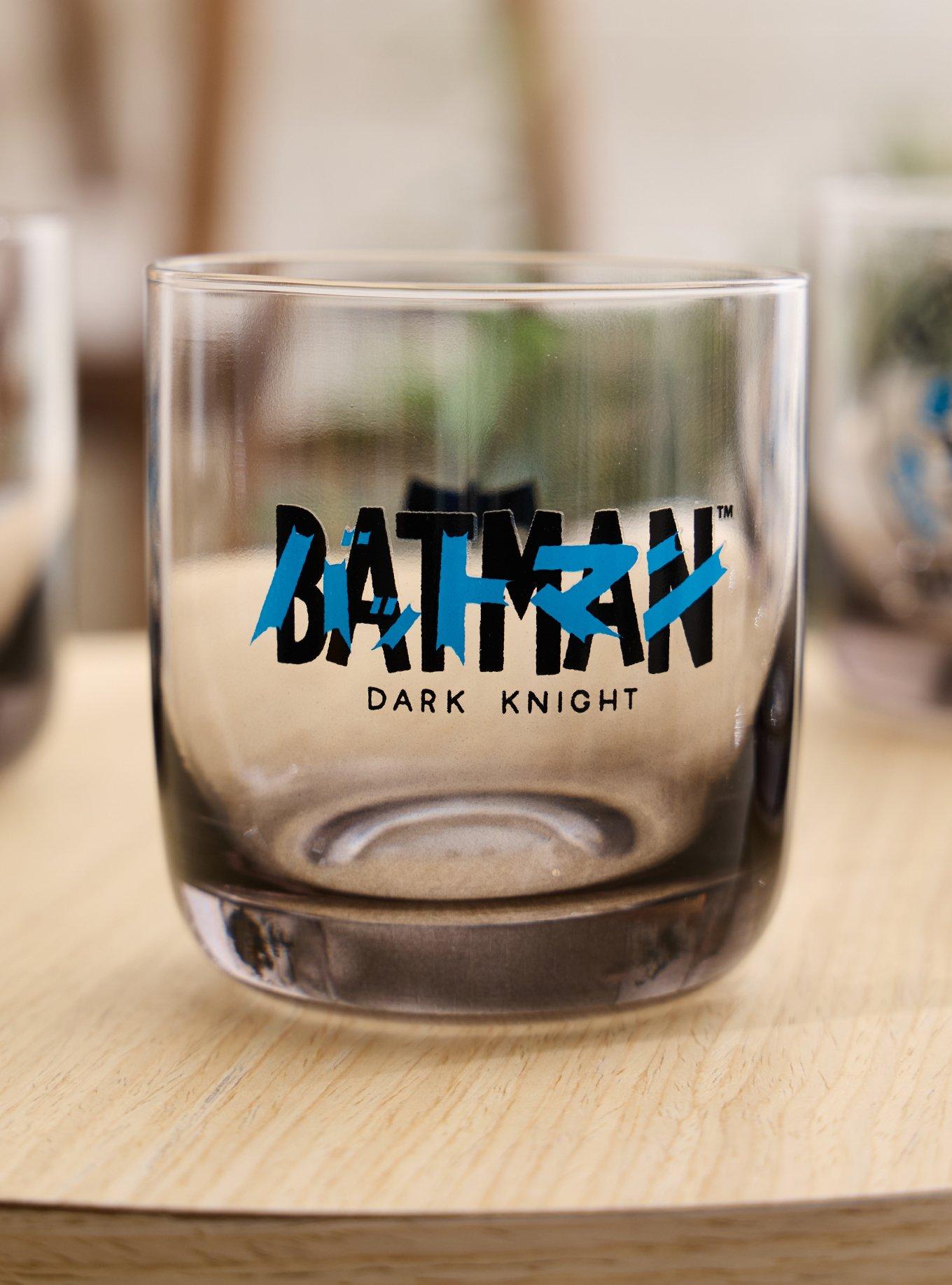 DC Comics Batman Japanese Lettering Glass Cup Set, , alternate - view 3