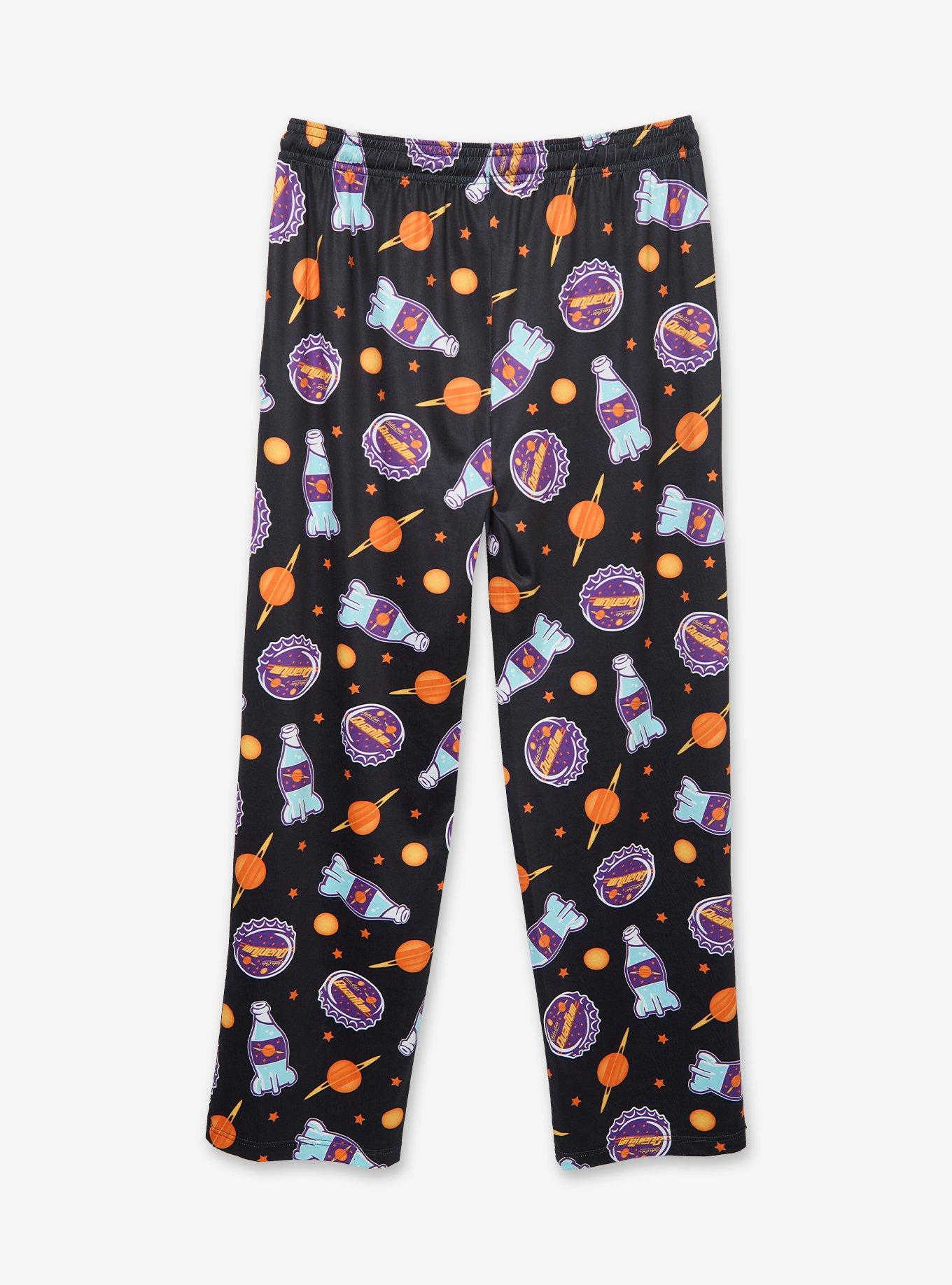 Fallout Nuka-Cola Quantum Allover Print Glow-in-the-Dark Sleep Pants - BoxLunch Exclusive, , hi-res