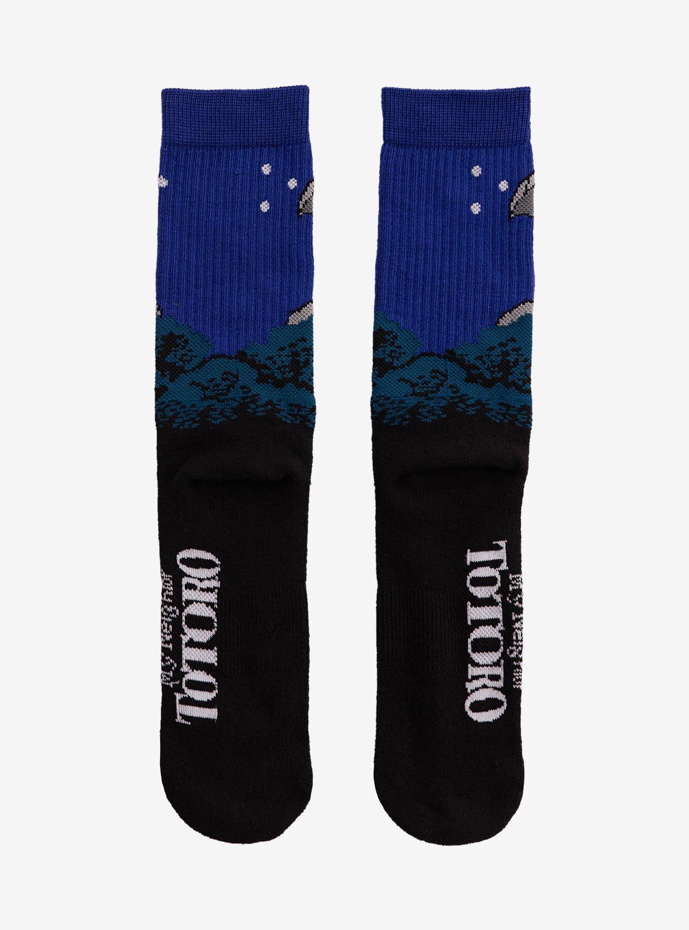 Studio Ghibli&reg; My Neighbor Totoro Night Scene Crew Socks - BoXLunch Exclusive, , hi-res