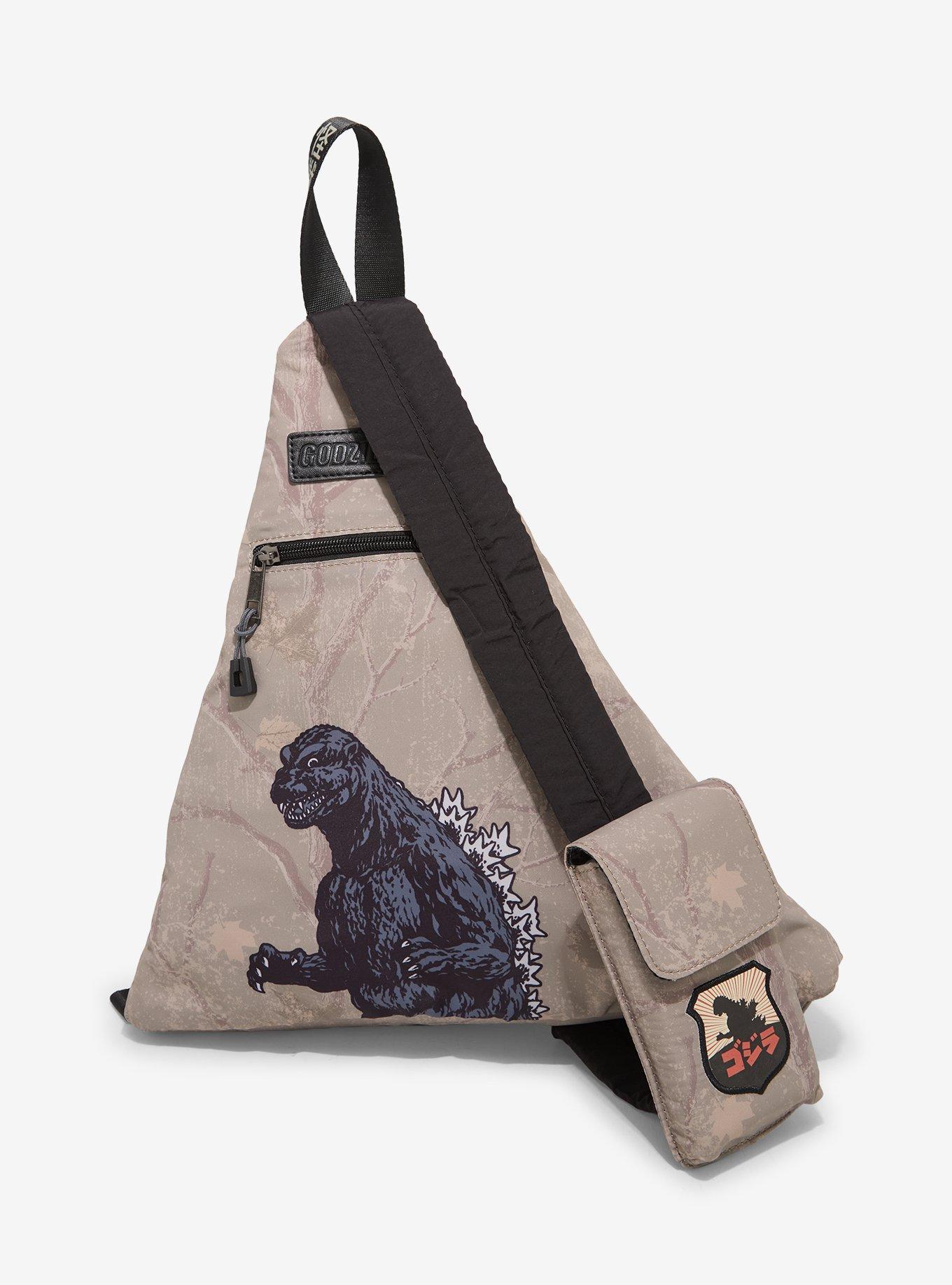 Godzilla Camo Sling Bag - BoxLunch Exclusive, , alternate - view 3