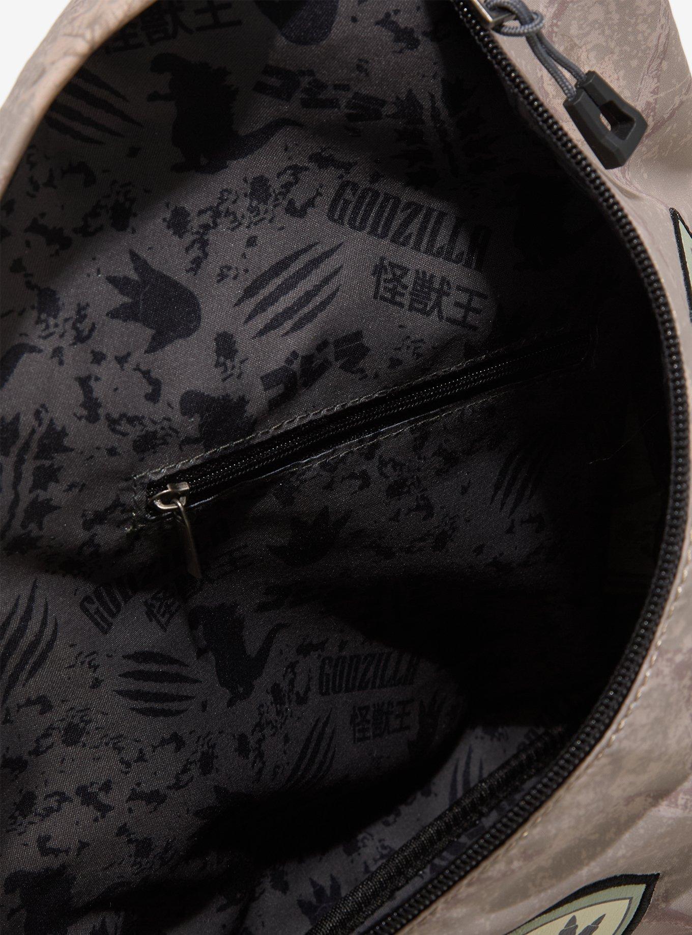 Godzilla Camo Sling Bag - BoxLunch Exclusive, , alternate - view 4