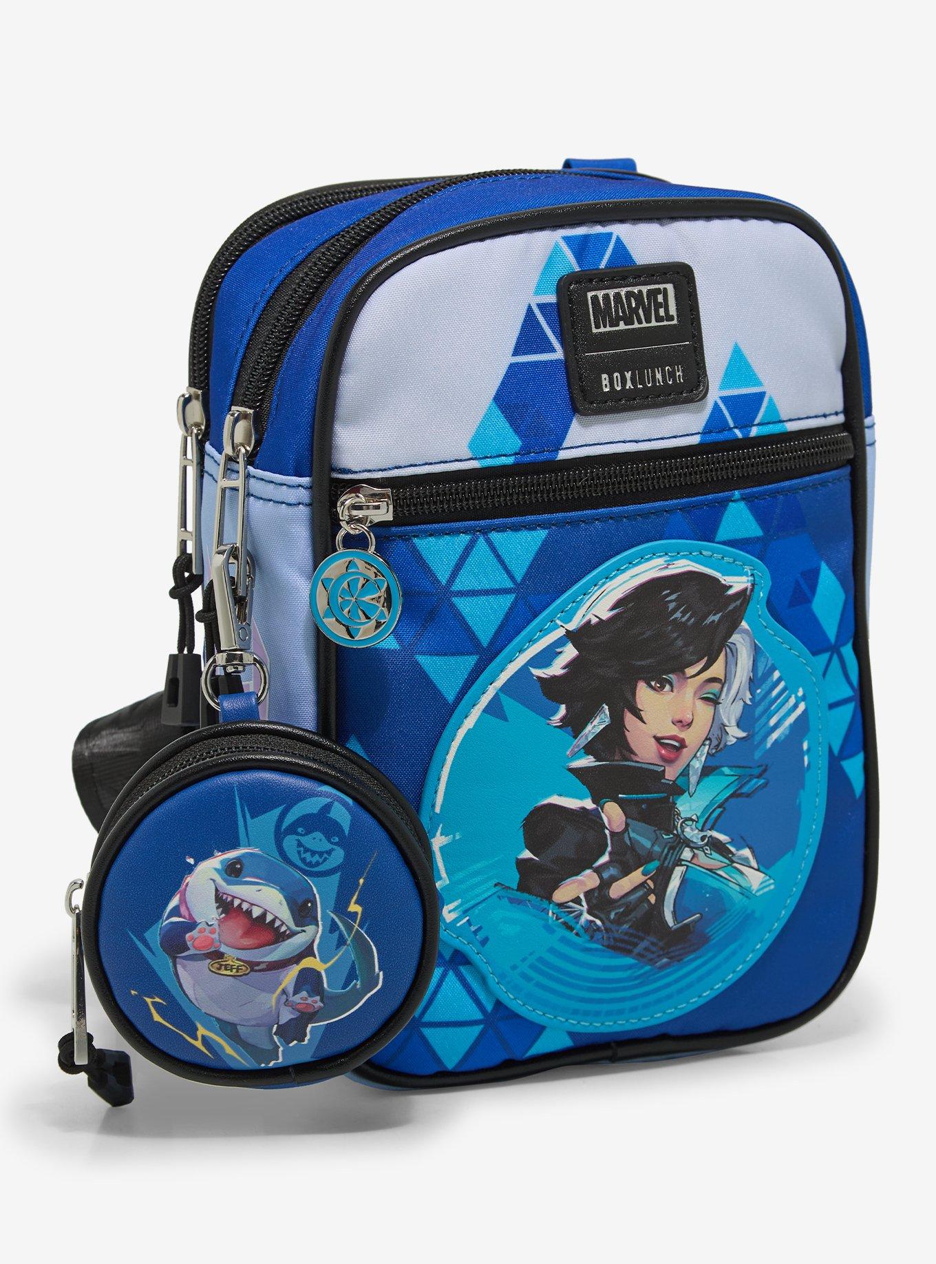 Marvel Rivals Luna & Jeff the Land Shark Crossbody Bag &mdash; BoxLunch Exclusive, , hi-res