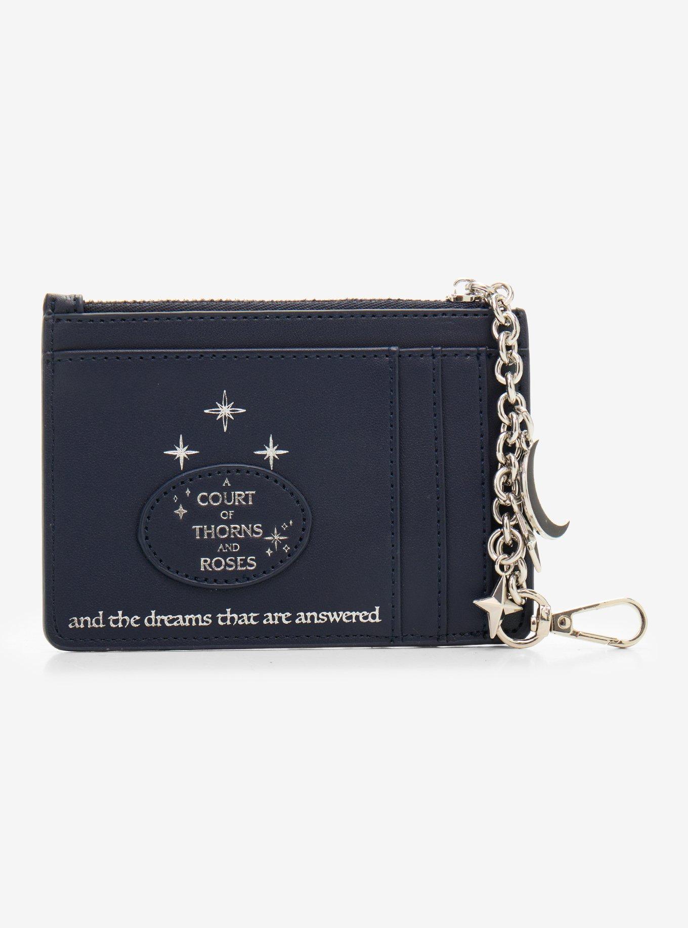 A Court of Thorns and Roses to the Stars Zip Wallet With Dangle Charm - BoxLunch Exclusive, , alternate - view 3
