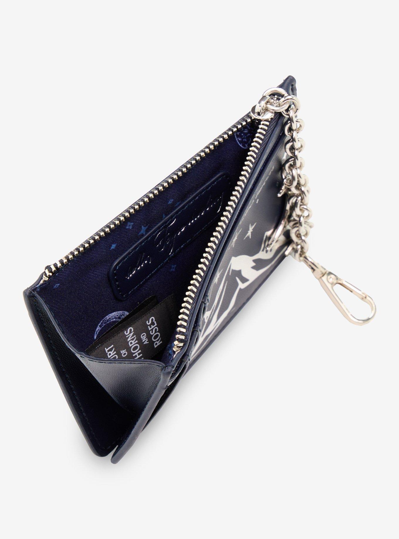 A Court of Thorns and Roses to the Stars Zip Wallet With Dangle Charm - BoxLunch Exclusive, , alternate - view 4