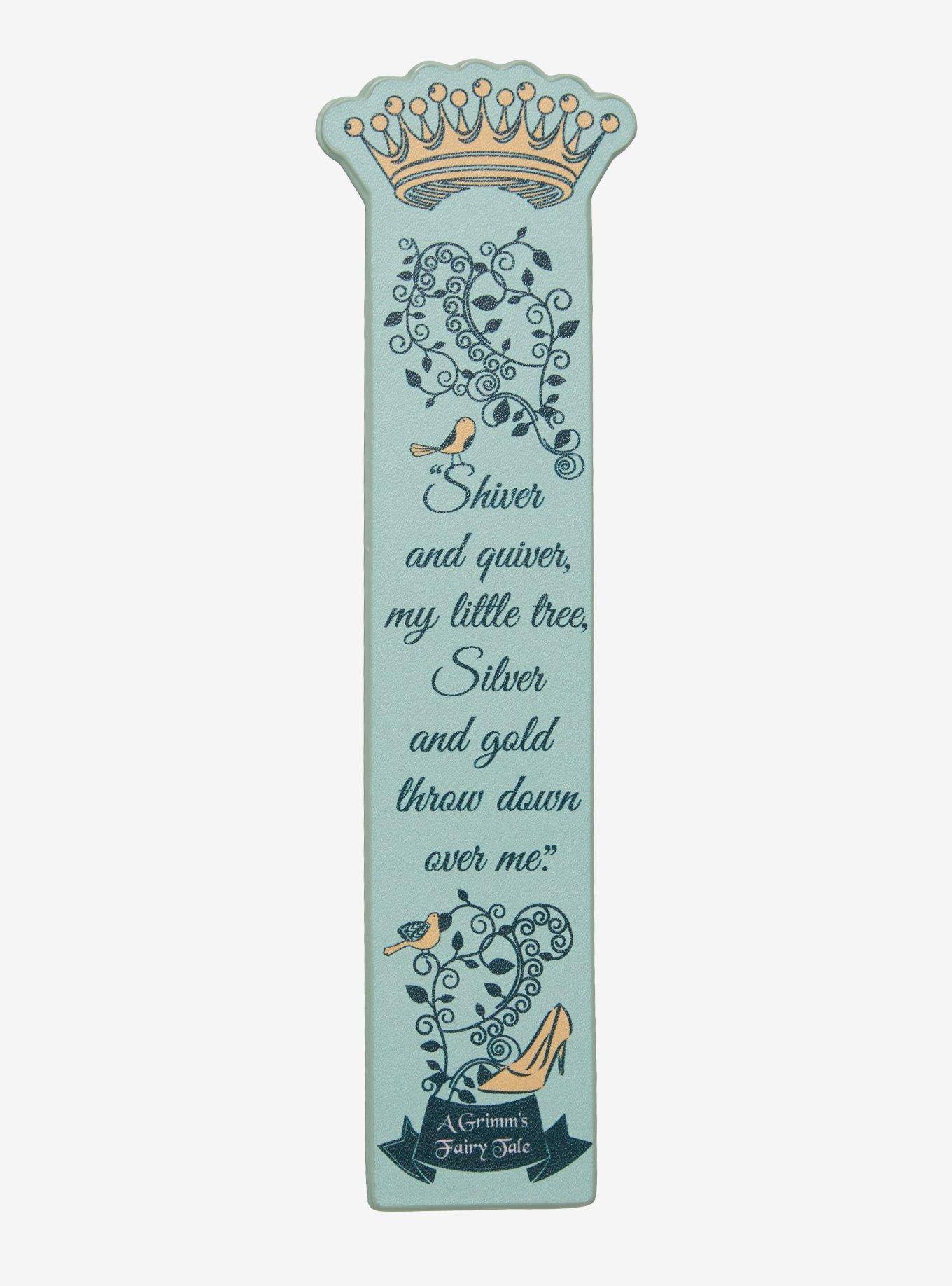 Grimm's Fairy Tale Cinderella Quote Faux Leather Bookmark, , alternate
