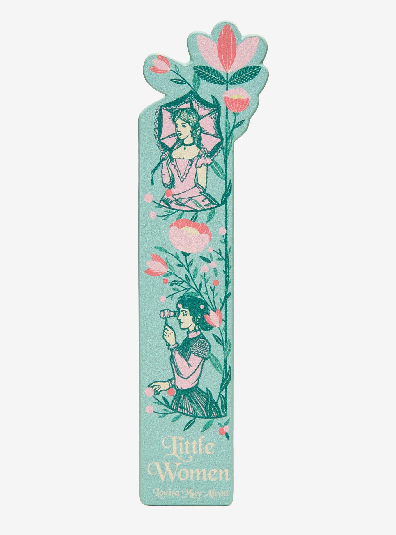 Little Women Illustrated Faux Leather Bookmark, , alternate