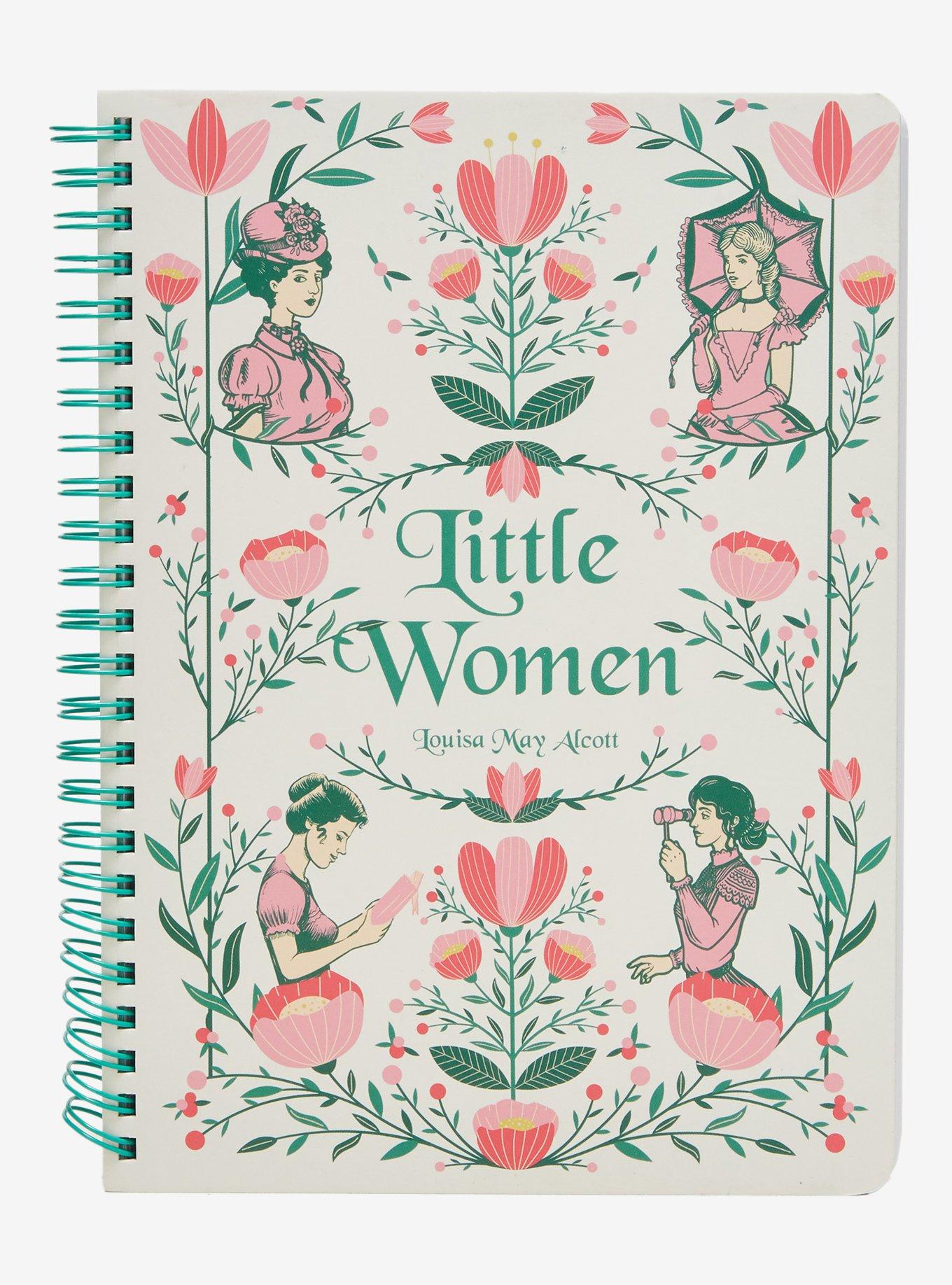Little Women Book Cover Spiral Notebook, , hi-res