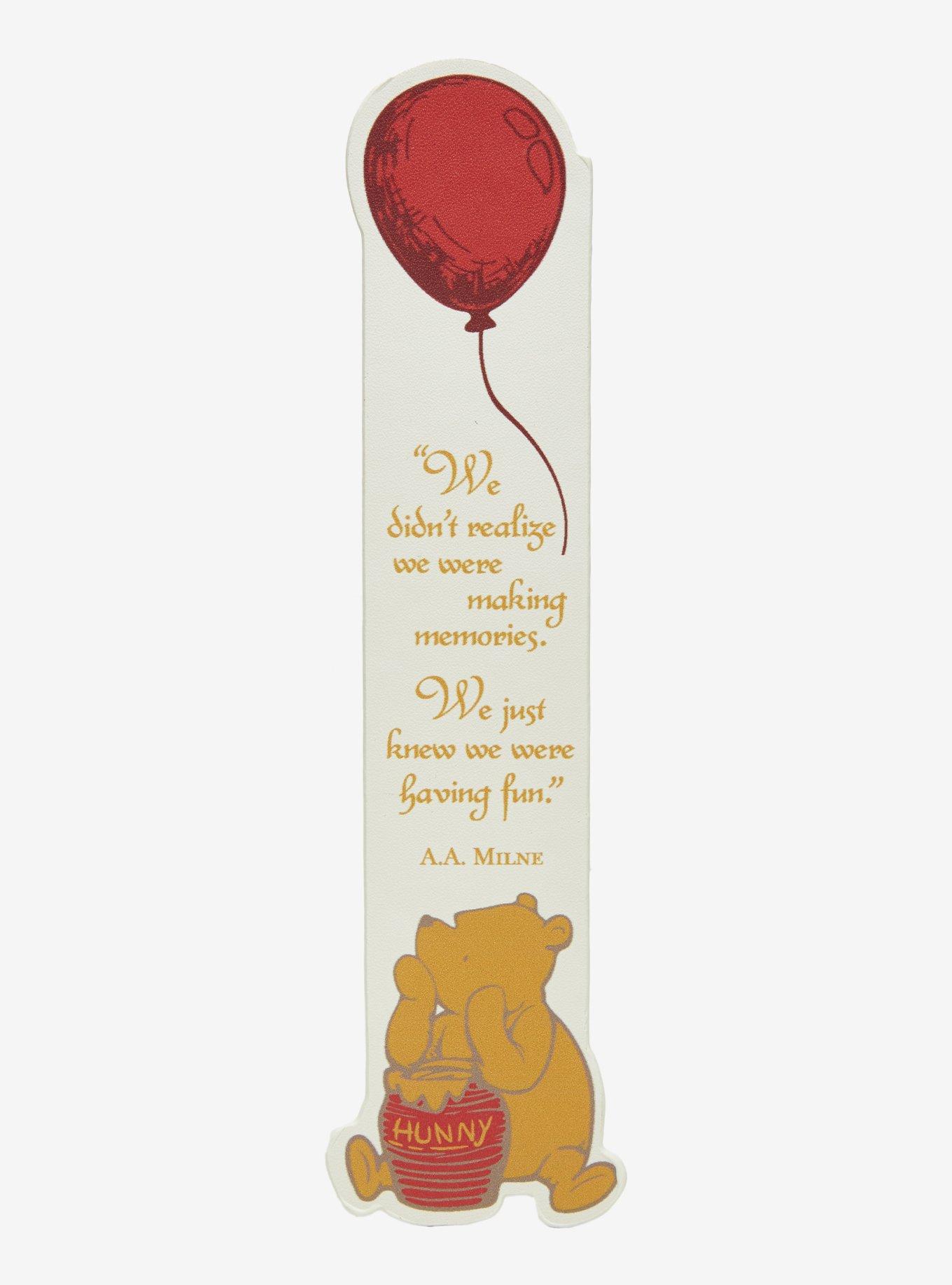 Winnie the Pooh Classic Quotes Faux Leather Bookmark, , hi-res