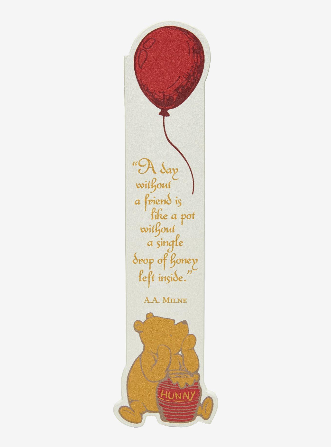 Winnie the Pooh Classic Quotes Faux Leather Bookmark, , alternate