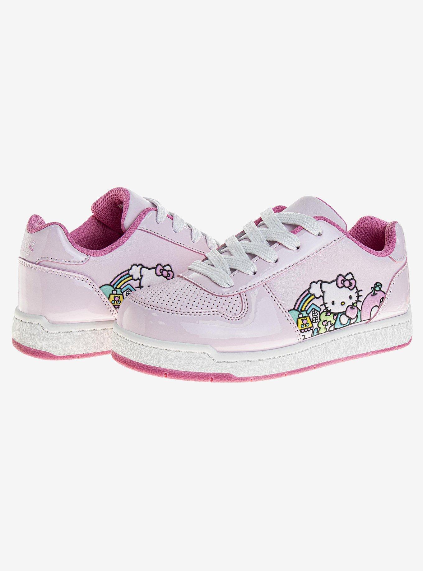 Hello Kitty Girls Lace-Up Sneakers, , hi-res