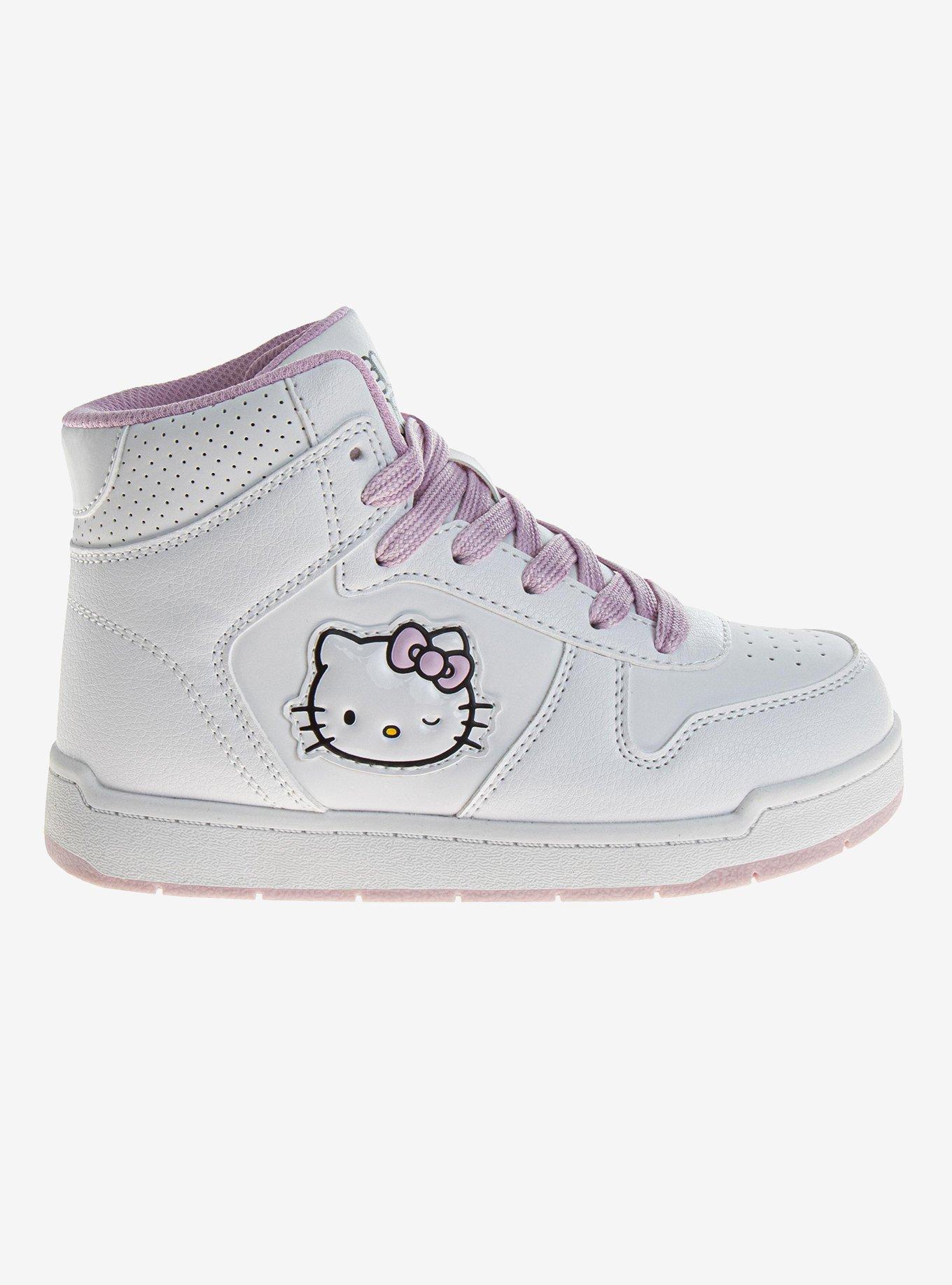 Hello Kitty Girls Lace-Up High Top Sneakers