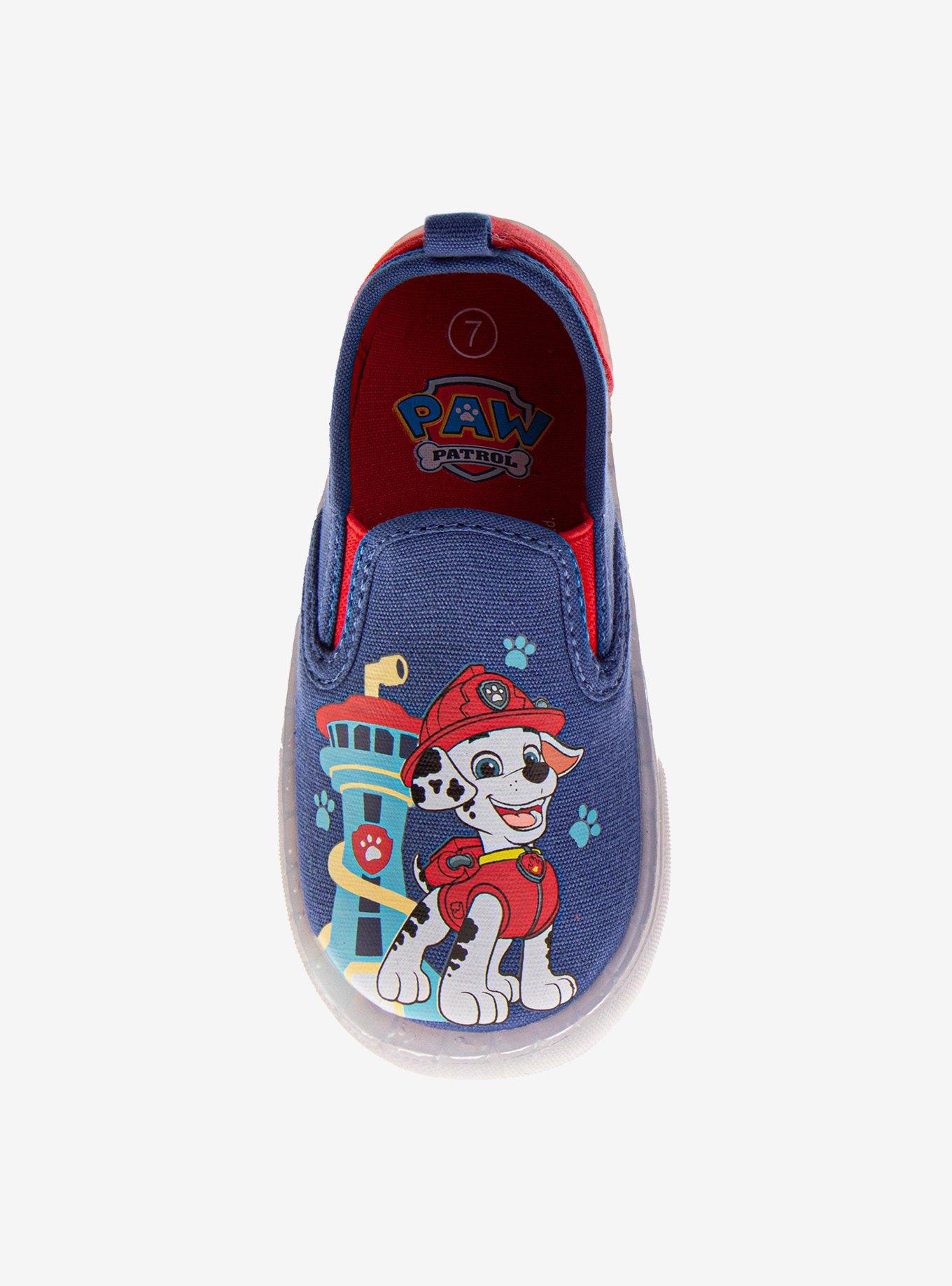 Paw Patrol Rescue Team Slip-On Canvas Toddler & Little Kid Sneakers, BLUE, alternate