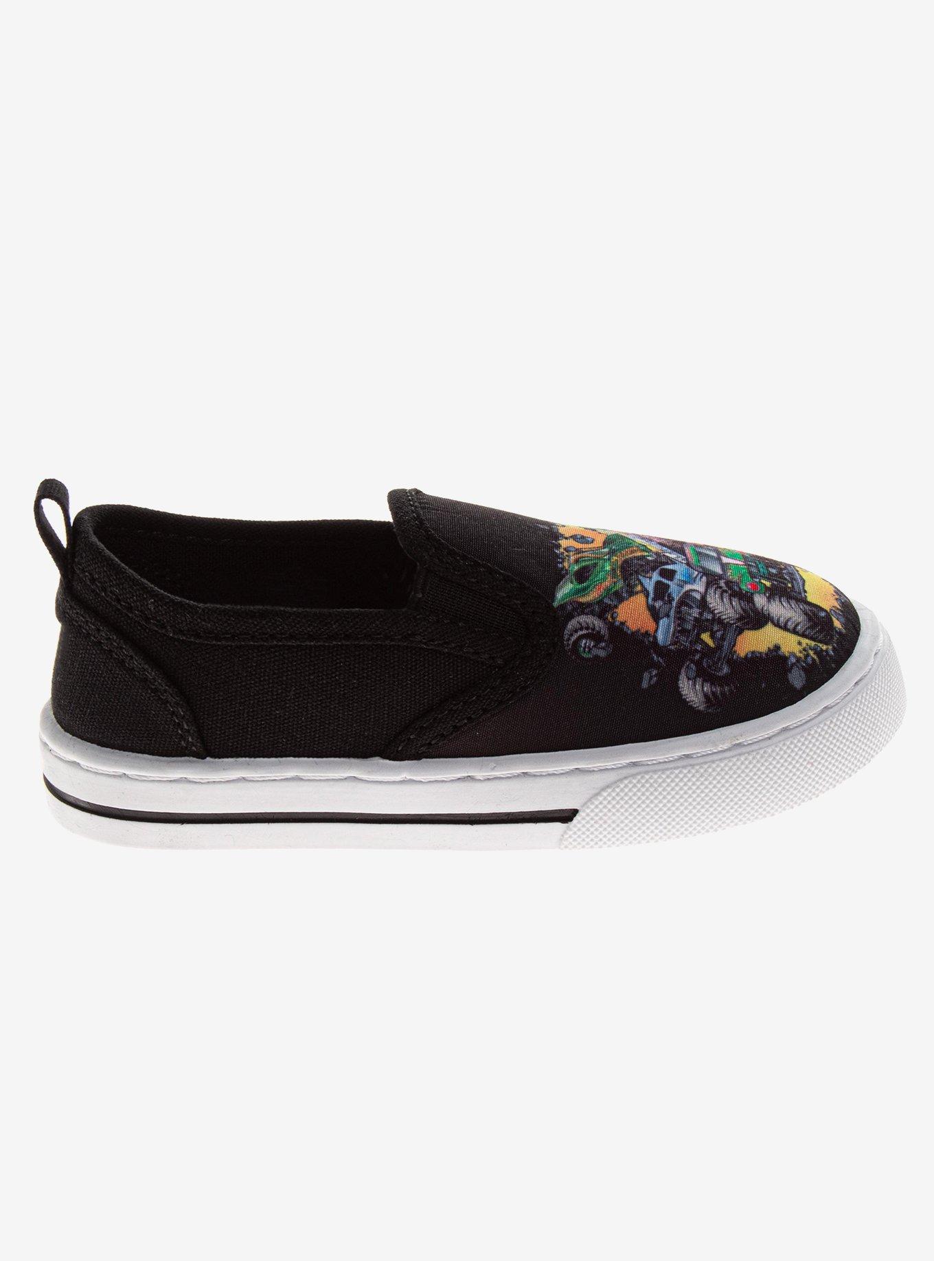 Monster Jam Monster Truck Action Slip-On Canvas Toddler & Little Kid Sneakers, , hi-res
